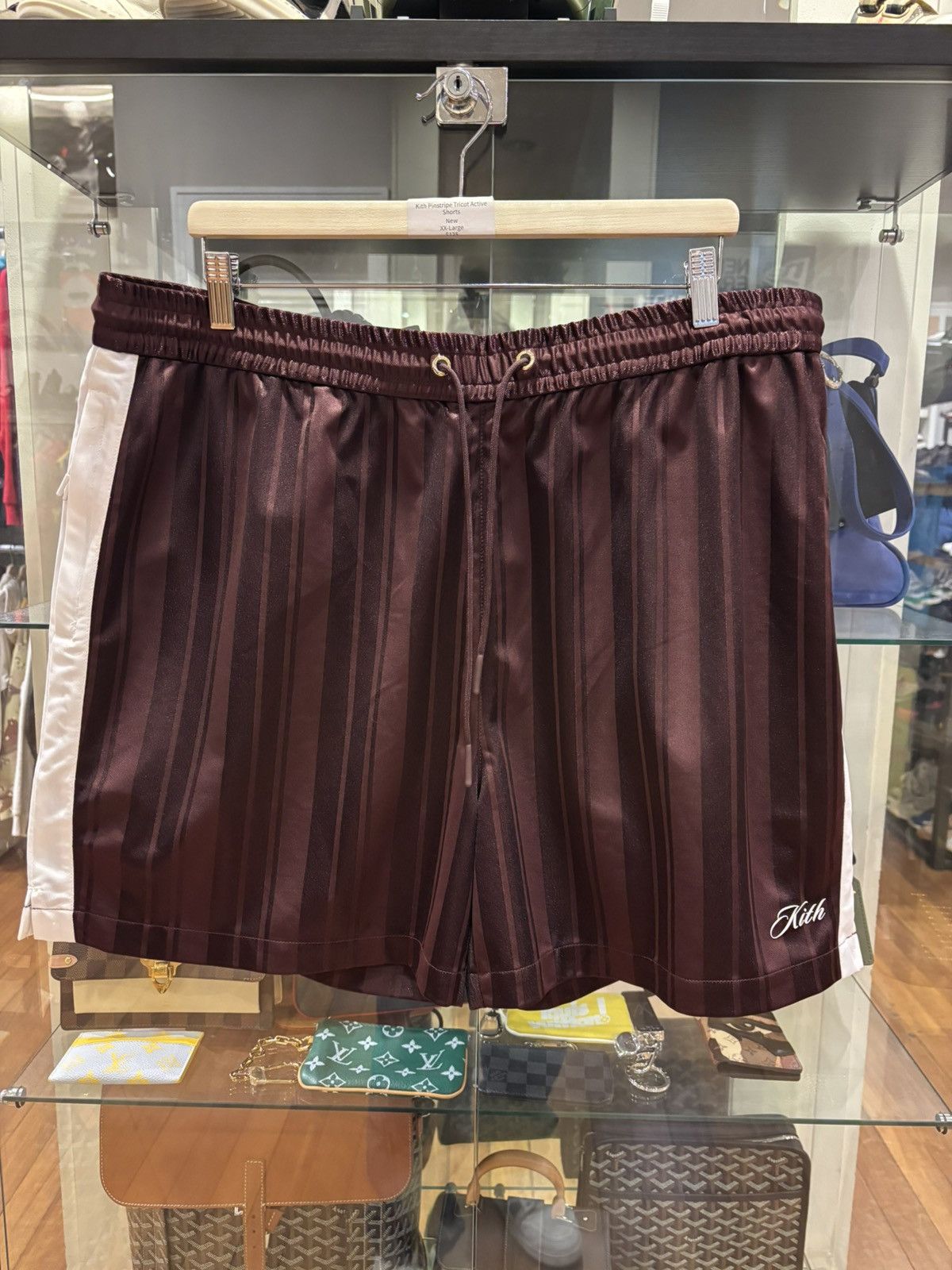 Kith Kith Pinstripe Tricot Active Shorts Size US 40 / EU 56 - 1 Thumbnail
