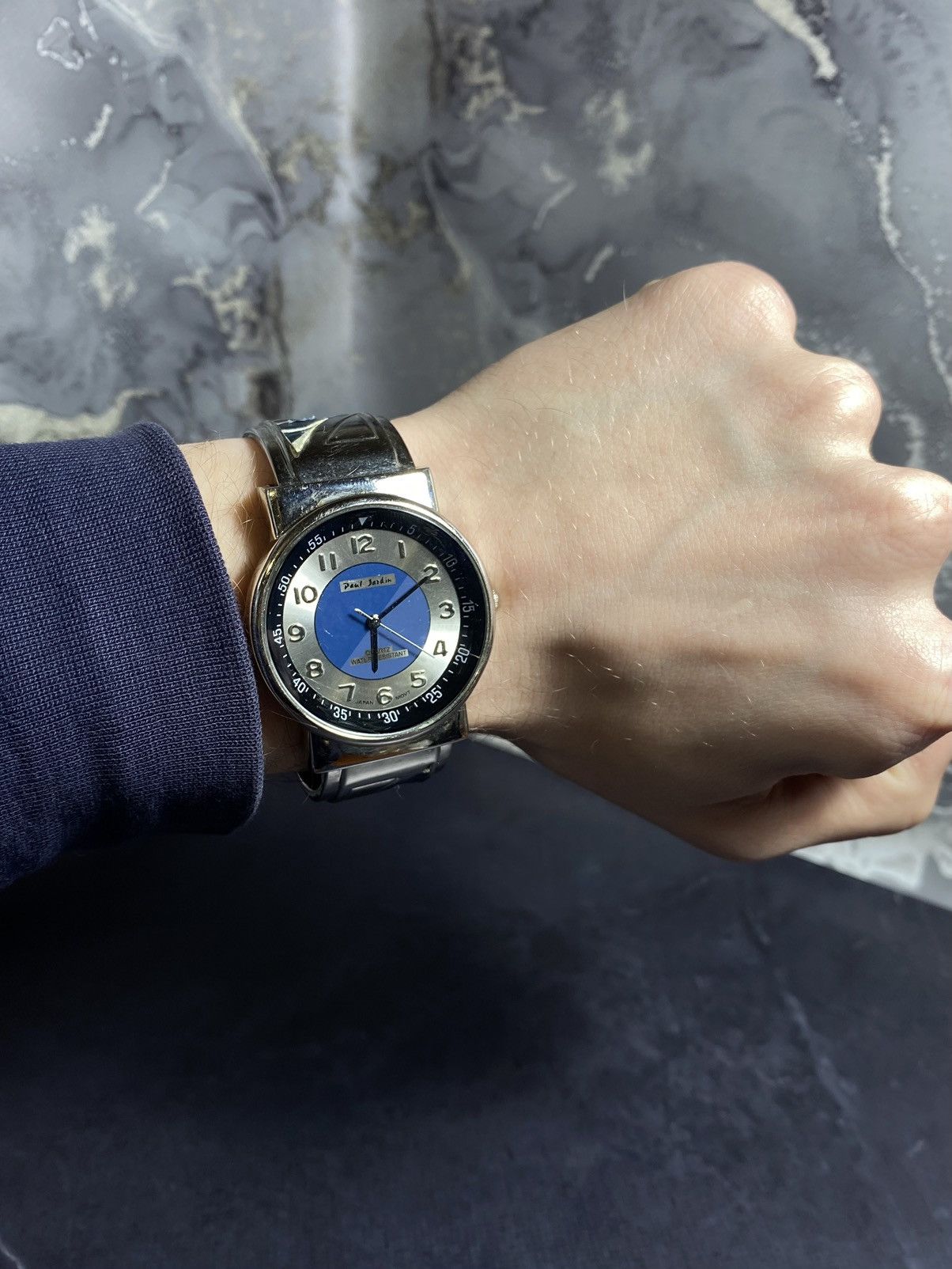 Japanese Brand Paul Jardin Water Resistant Quartz Watch | Retro Design Size ONE SIZE - 2 Thumbnail