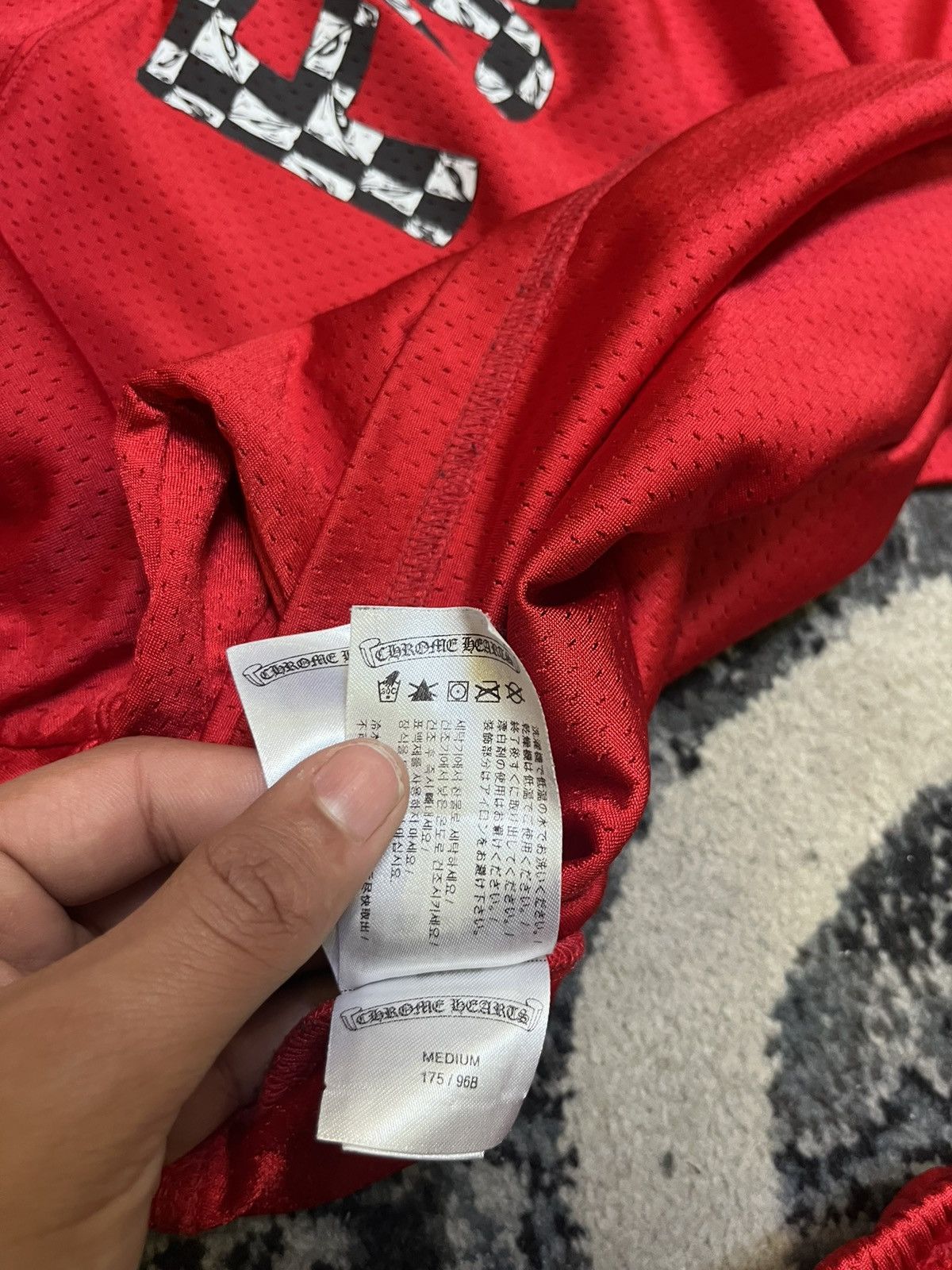 Chrome Hearts MATTY BOY X CHROME HEARTS RED MESH JERSEY SET Size US L / EU 52-54 / 3 - 8 Thumbnail