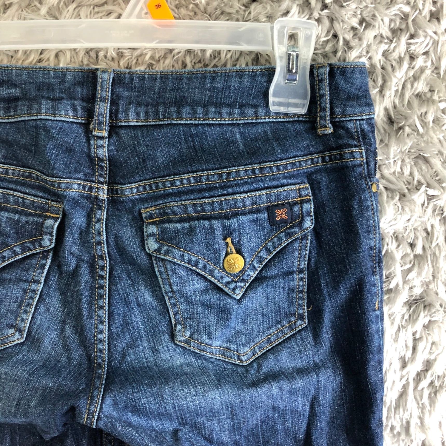 Vera Wang Vera Wang Womens Jeans Mid Rise Straight Leg 6 Medium Wash Blue Denim Size 28" / US 6 / IT 42 - 6 Thumbnail