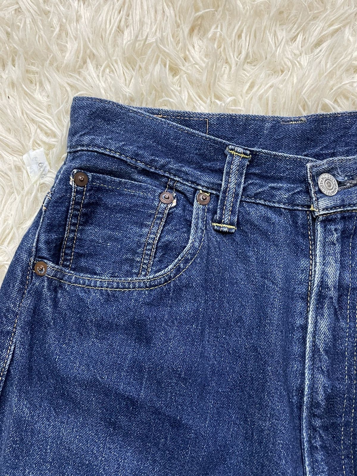Beams Plus × Orslow Final Drop‼️Orslow x Beams Selvedge Drop Croth Size US 26 / EU 42 - 5 Thumbnail