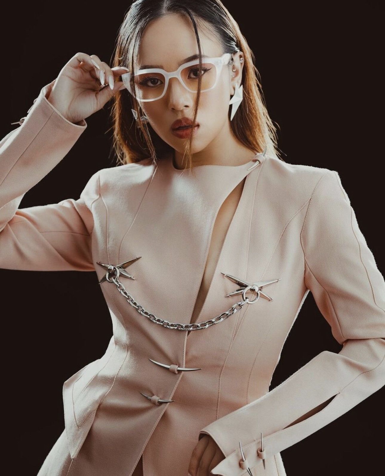 Mugler Mugler x H&M Spike Skirt Suit Set Size S / US 4 / IT 40 - 12 Thumbnail