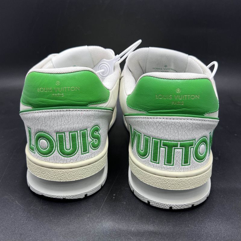 Louis Vuitton Louis Vuitton Classic Trainer Sneakers in White and Green - Size US 9 / EU 42 - 3 Thumbnail