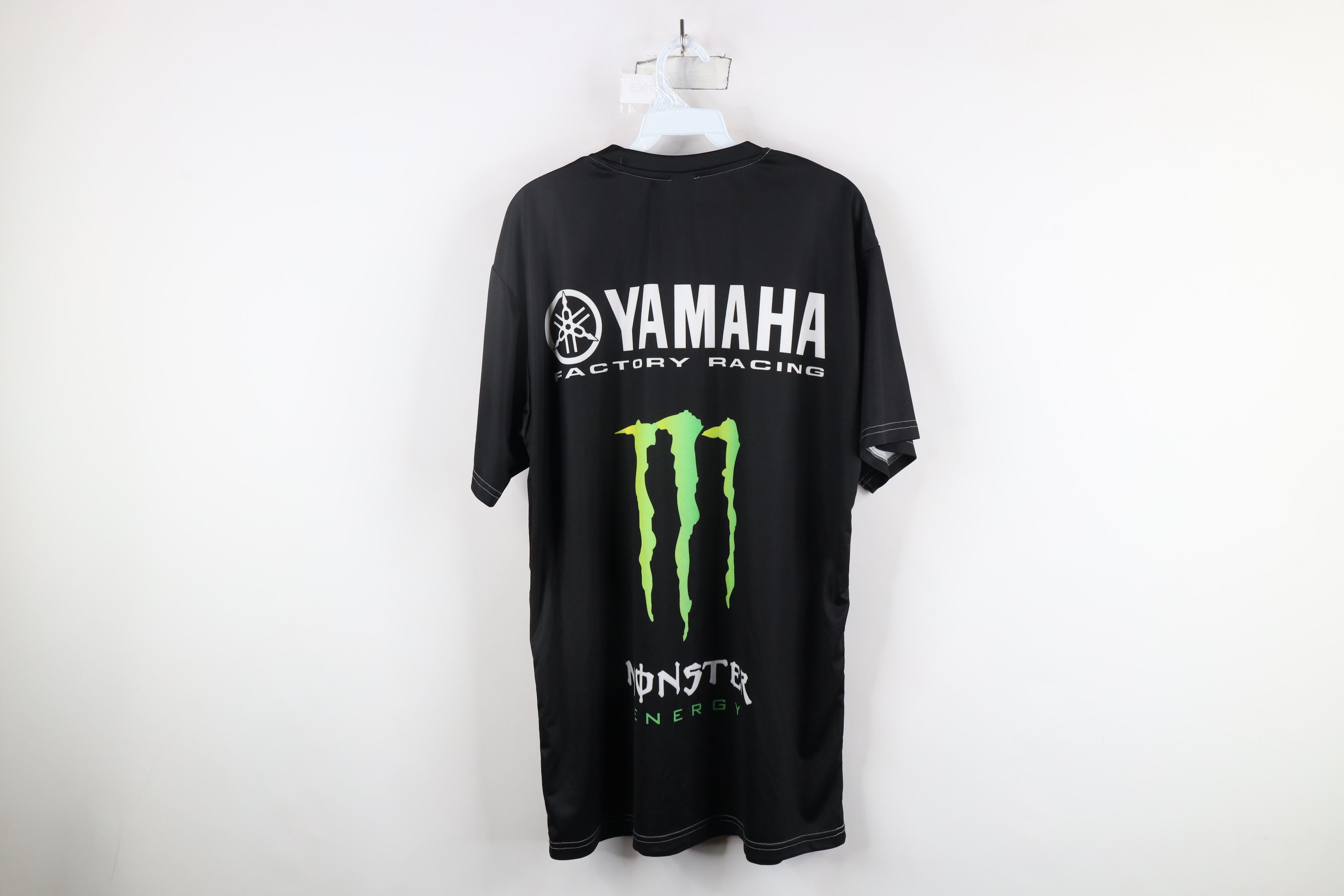 Vintage Monster Energy Drink x Yamaha Factory Racing T-Shirt Black Size US L / EU 52-54 / 3 - 8 Thumbnail