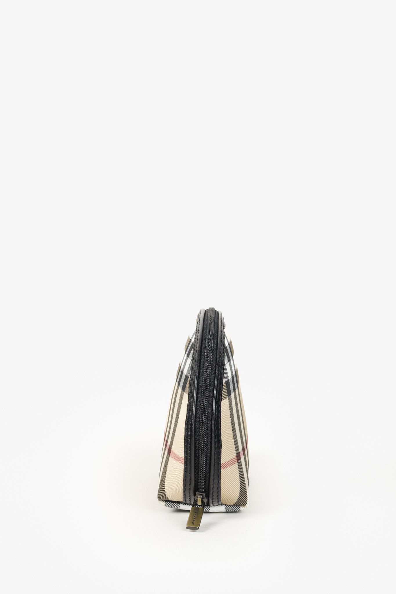 Burberry Burberry Check Canvas Zip Around Pouch Size ONE SIZE - 3 Thumbnail