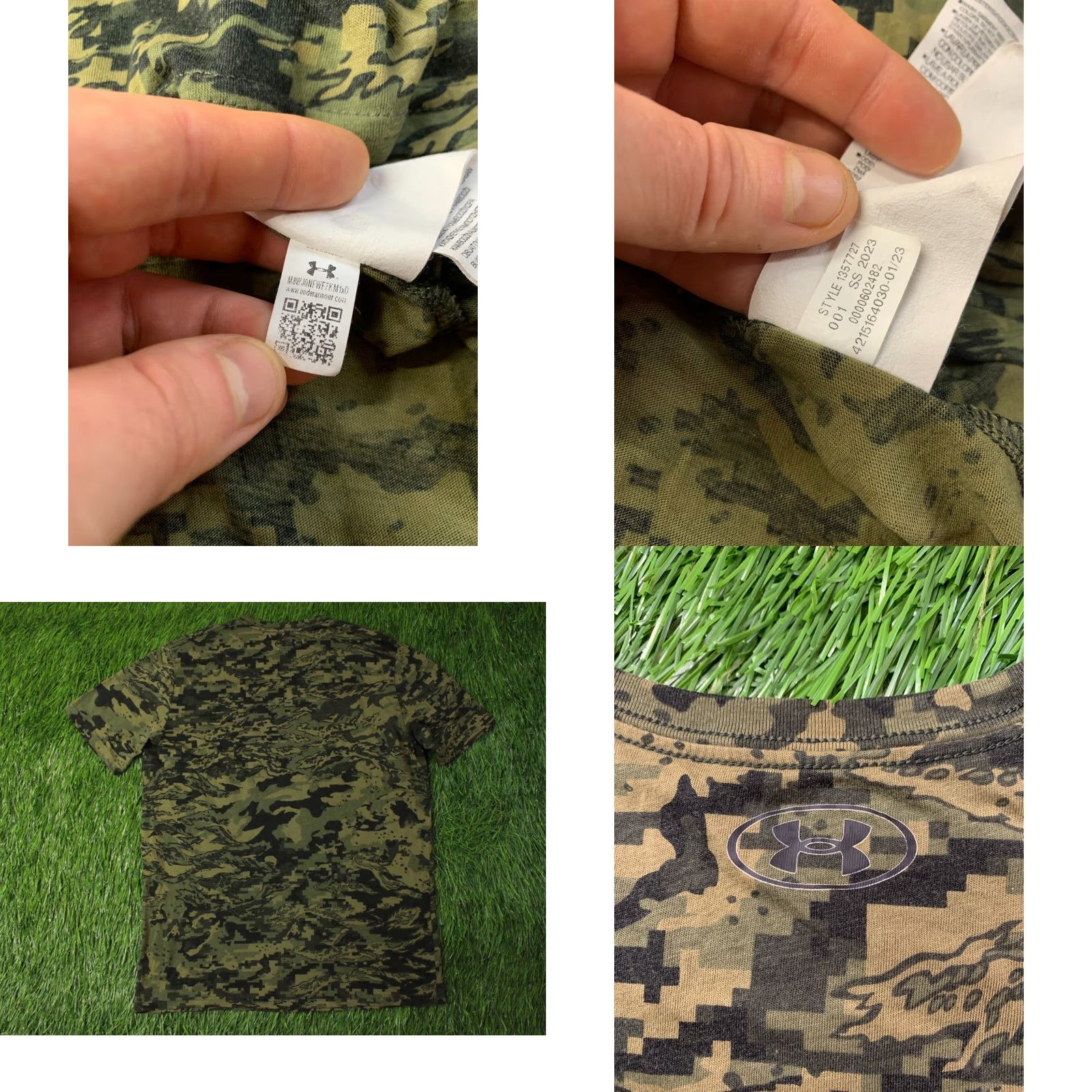 Under Armour Under Armour CAMO Jersey T-Shirt Mens Casual Shirt M Camouflage 2023 Jersey Short Sleeve Crew Neck Classic Fit Size US M / EU 48-50 / 2 - 8 Thumbnail