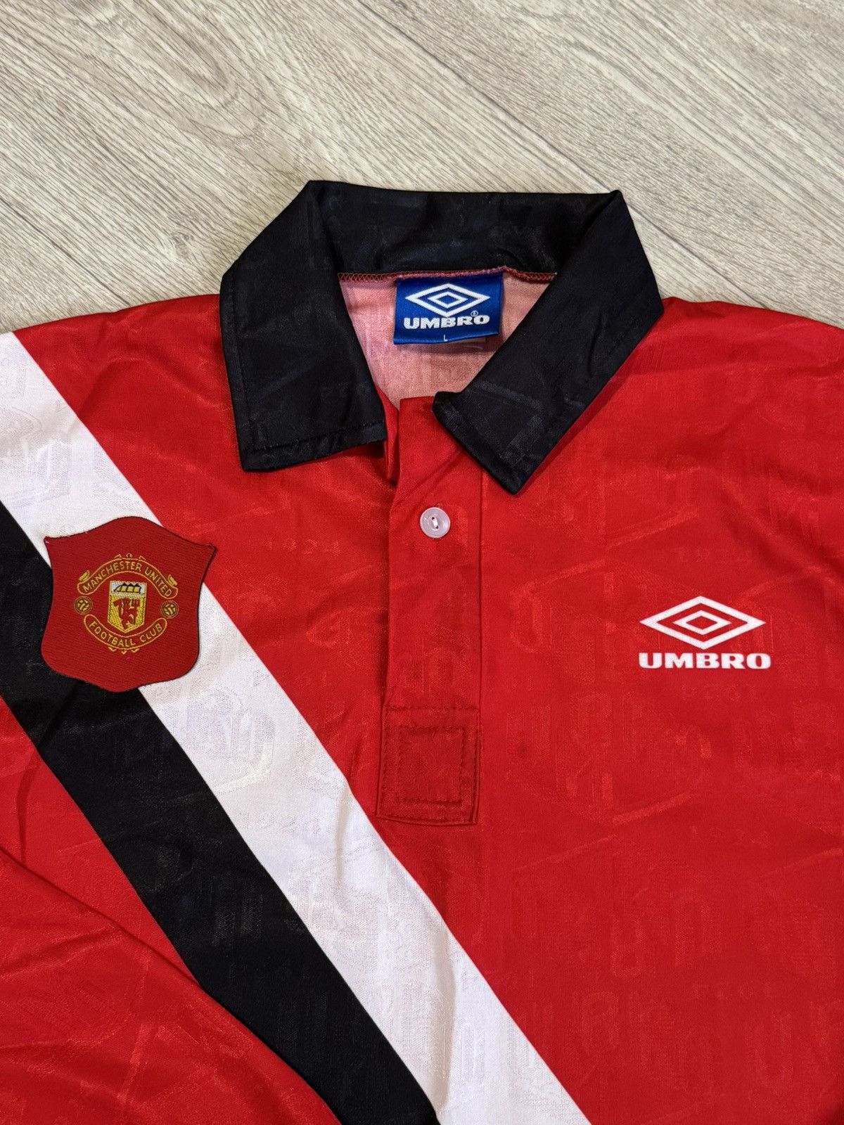 Umbro × Vintage 🔷Rare Vintage Umbro Manchester United Soccer jersey 90s🔷 Size US L / EU 52-54 / 3 - 4 Thumbnail