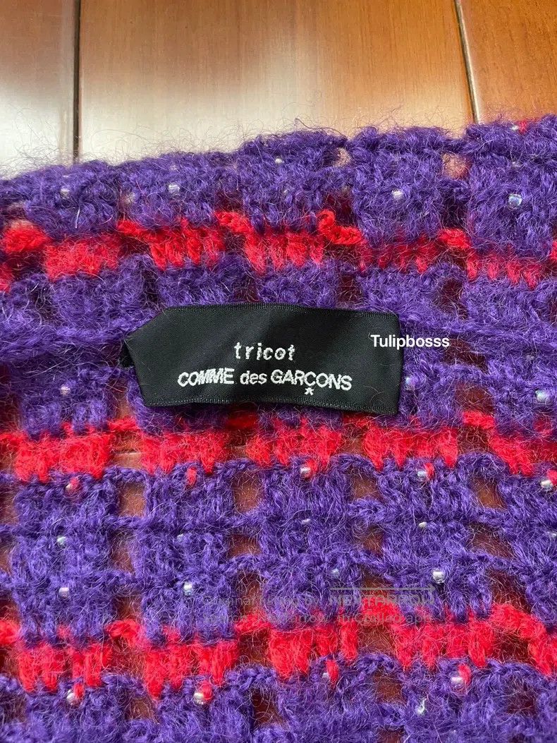 Comme des Garcons Comme Des Garcons Contrast color beaded knit jacket Size S / US 4 / IT 40 - 7 Thumbnail