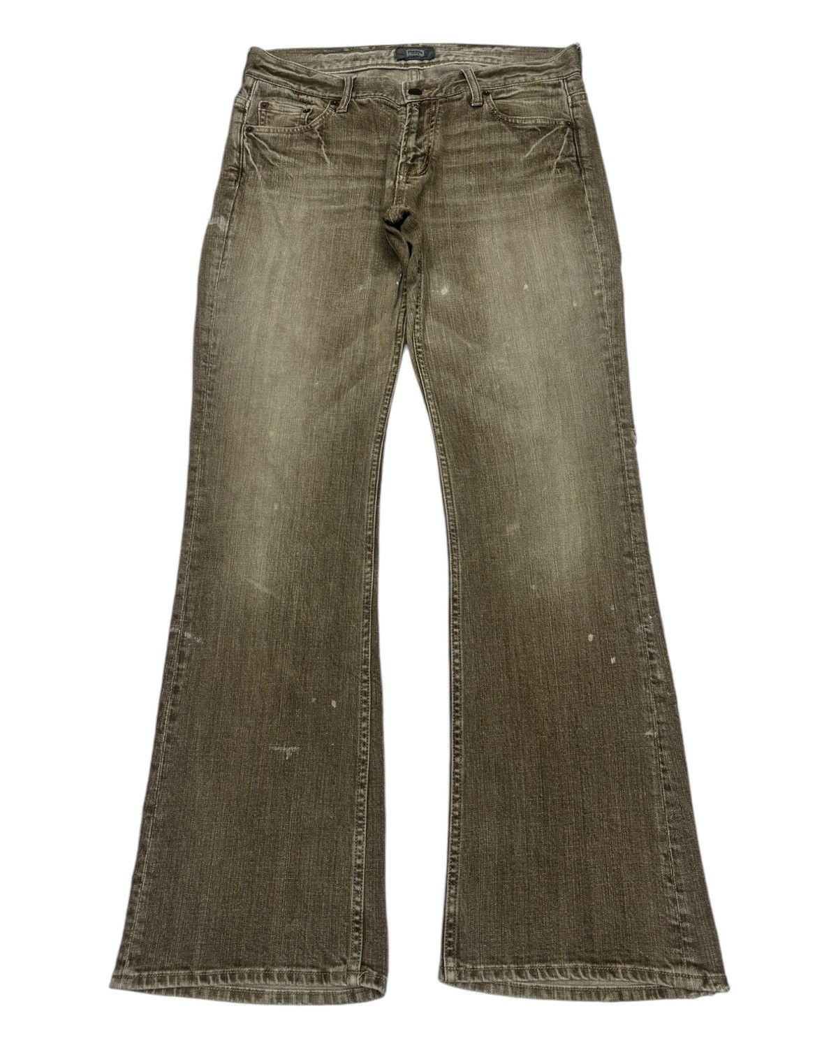 Hysteric Glamour × Japanese Brand 🔥SICK WASHED BROWN THEORIA DENIM PANTS Size US 30 / EU 46 - 1 Thumbnail