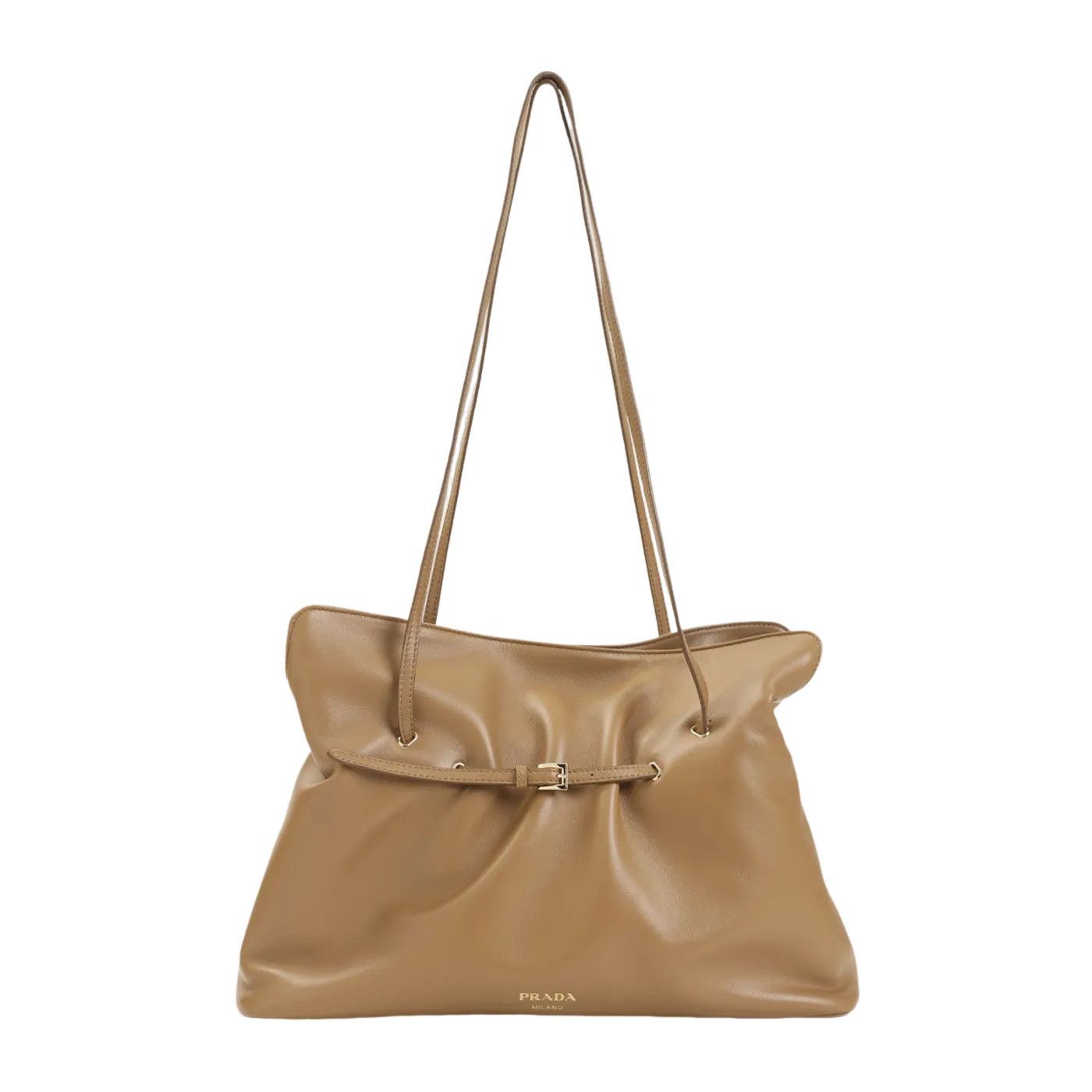 Prada PRADA Dada Medium Caramel Leather Shoulder Bag New & Authent Size ONE SIZE - 1 Thumbnail