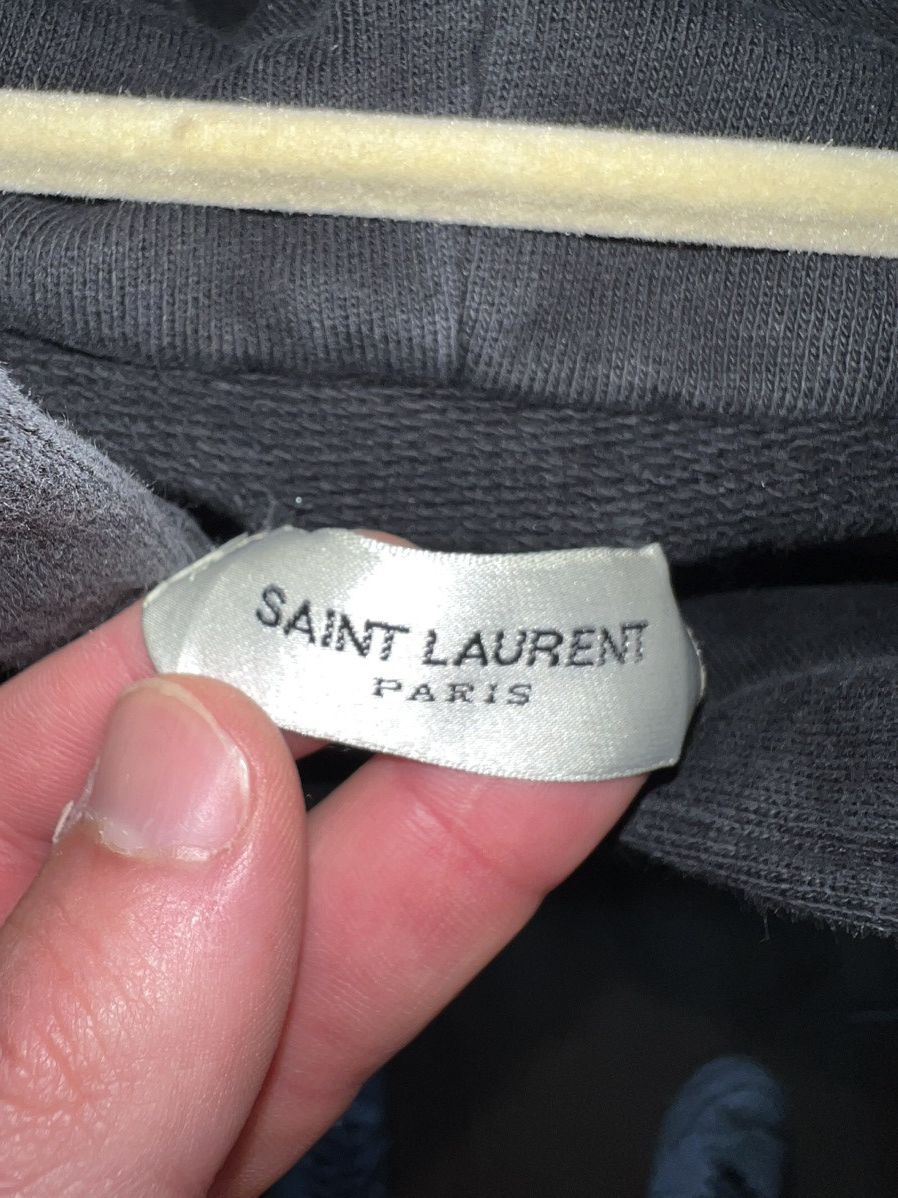 Saint Laurent Paris Black Saint Laurent Hoodie Size US S / EU 44-46 / 1 - 4 Thumbnail