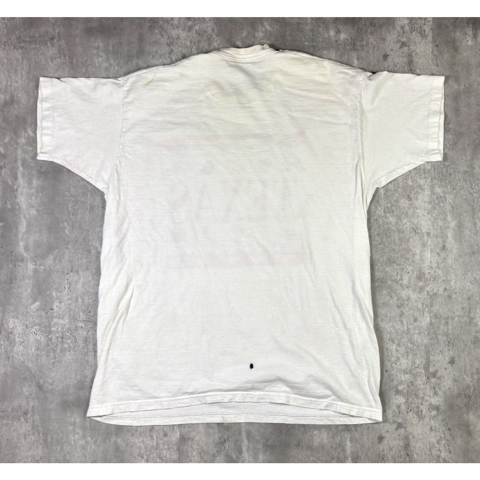 Fruit Of The Loom VINTAGE Texas Art T Shirt White Single Stitch size 3XL 90s USA Size US XXL / EU 58 / 5 - 2 Thumbnail