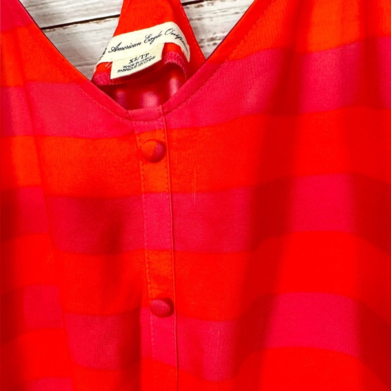 American Eagle Outfitters American Eagle Pink, Orange Purple Sundress, EUC, Size XS Size XS / US 0-2 / IT 36-38 - 6 Thumbnail