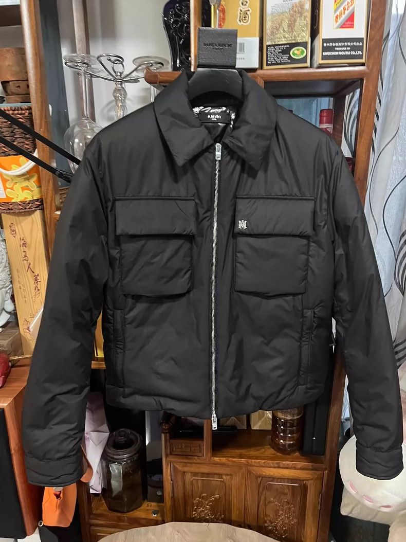 Amiri Amiri softshell goose down double pocket jacket Size US S / EU 44-46 / 1 - 1 Thumbnail