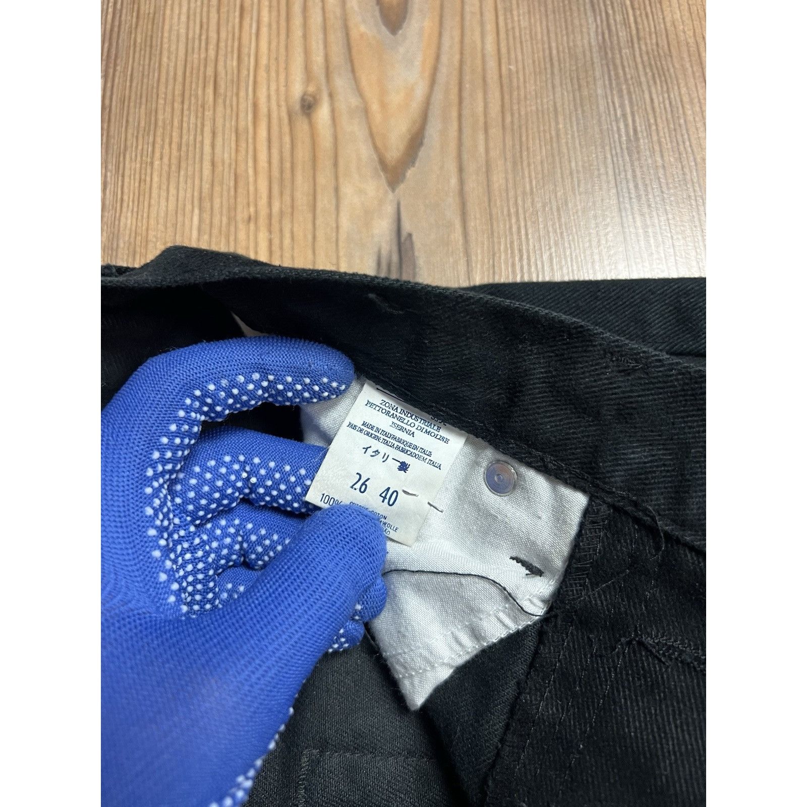 Versace Jeans Couture MINT! Versace Big Logo Vtg Women`s Moms Black Oversized Jean Size 26" / US 2 / IT 38 - 11 Thumbnail