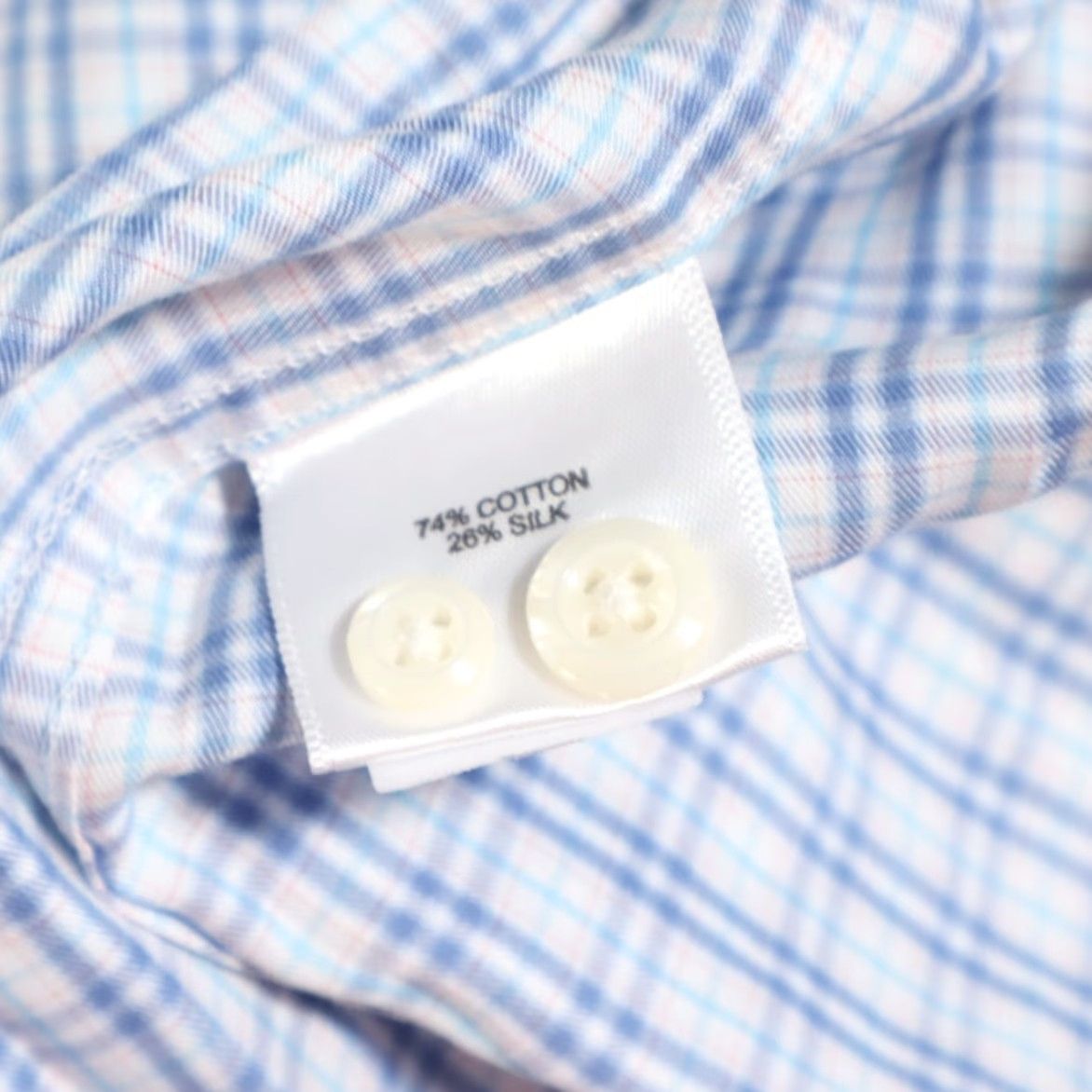 Peter Millar Peter Millar Crown Lambert Gingham Button Up Shirt Blue Men's XL Size US XL / EU 56 / 4 - 6 Thumbnail