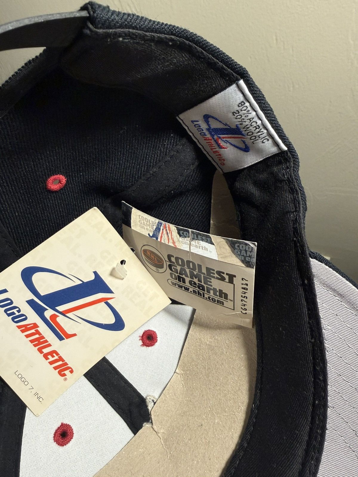 Logo Athletic NEW Vintage Phoenix Coyotes Snapback Hat NHL Arizona 1990s Size ONE SIZE - 6 Thumbnail