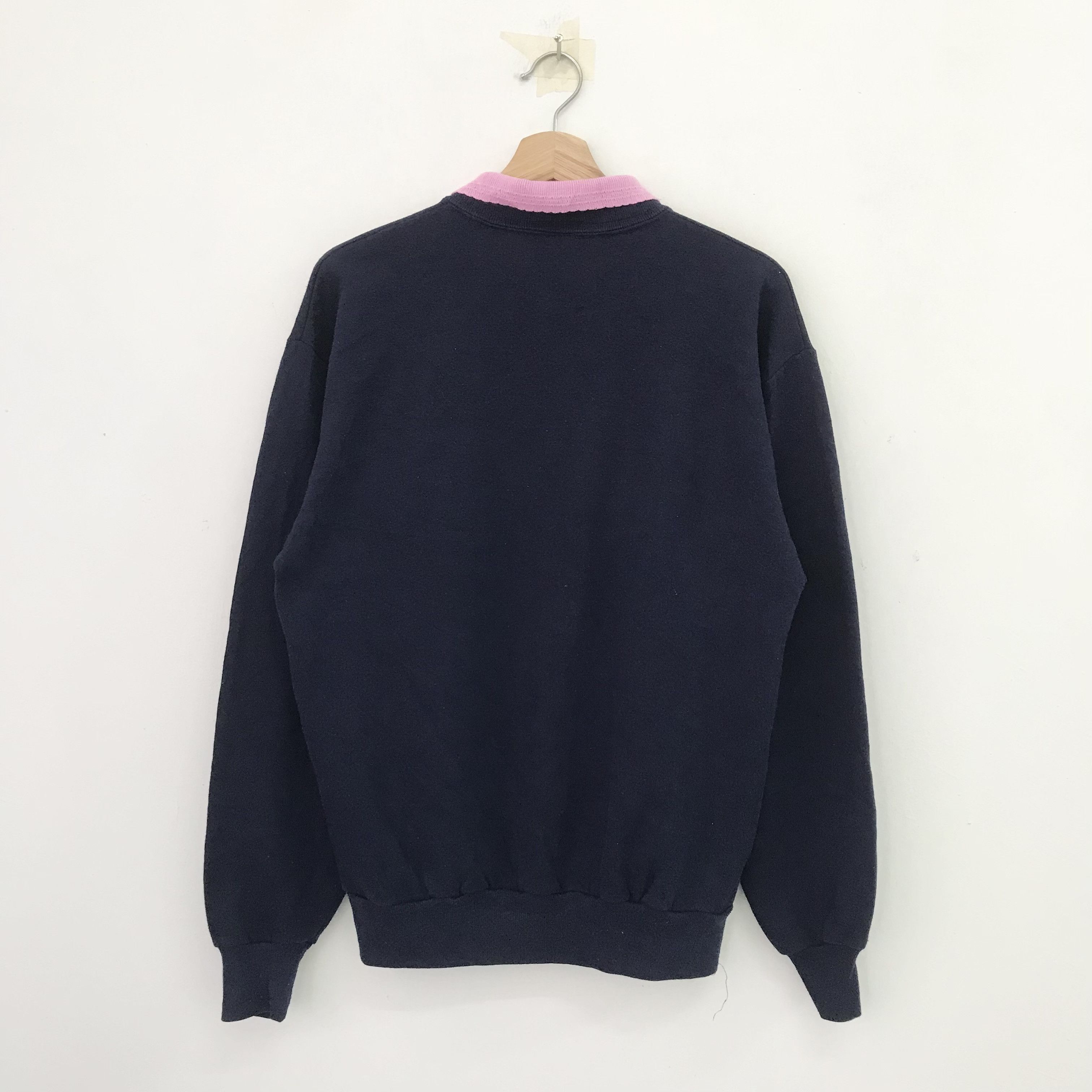 Vintage Vintage 90's Morning Sun Blue Sweatshirt Medium - 633 Size US M / EU 48-50 / 2 - 2 Thumbnail