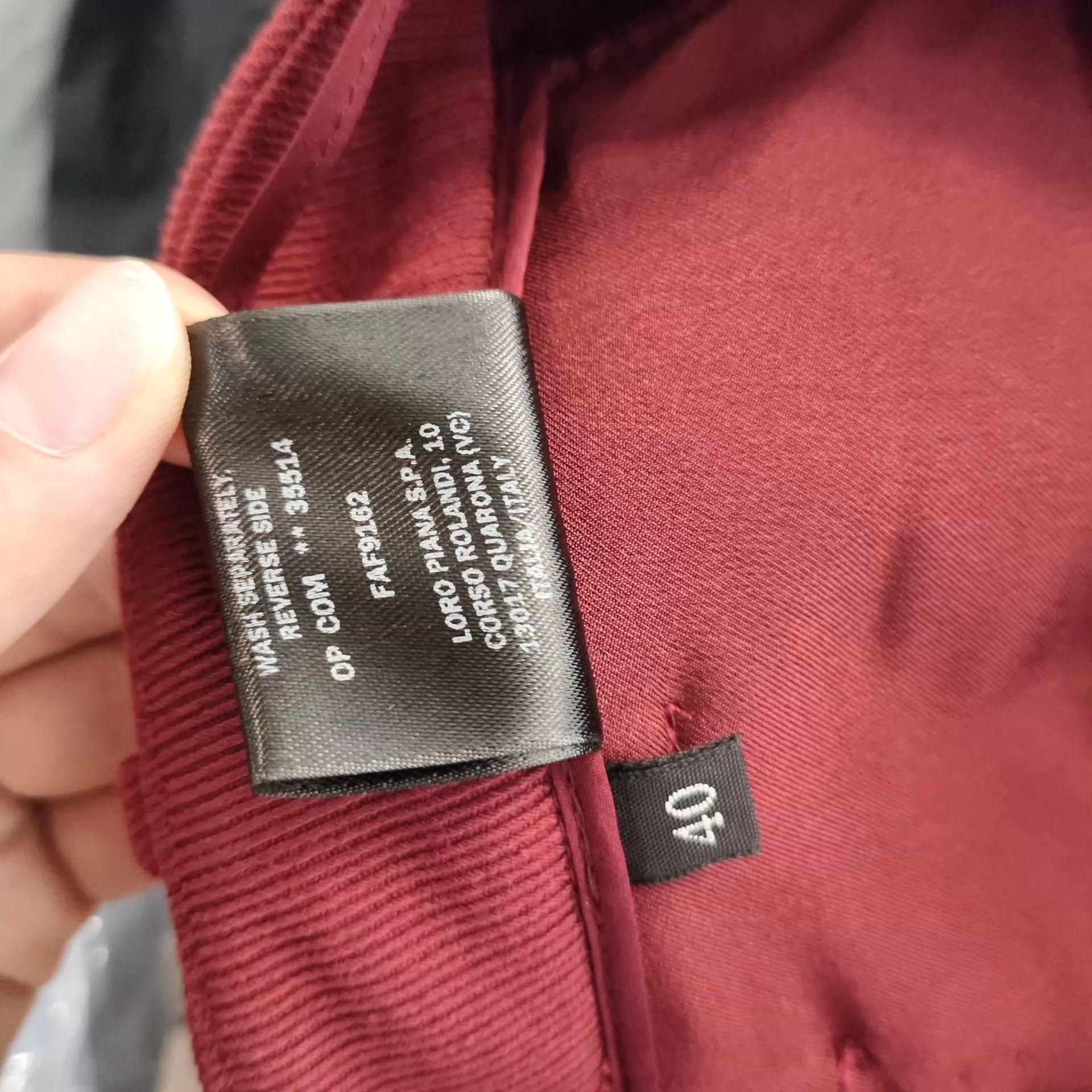 Loro Piana Loro Piana Red Casual Suit Pants 40 New With Tags Size 27" / US 4 / IT 40 - 6 Thumbnail
