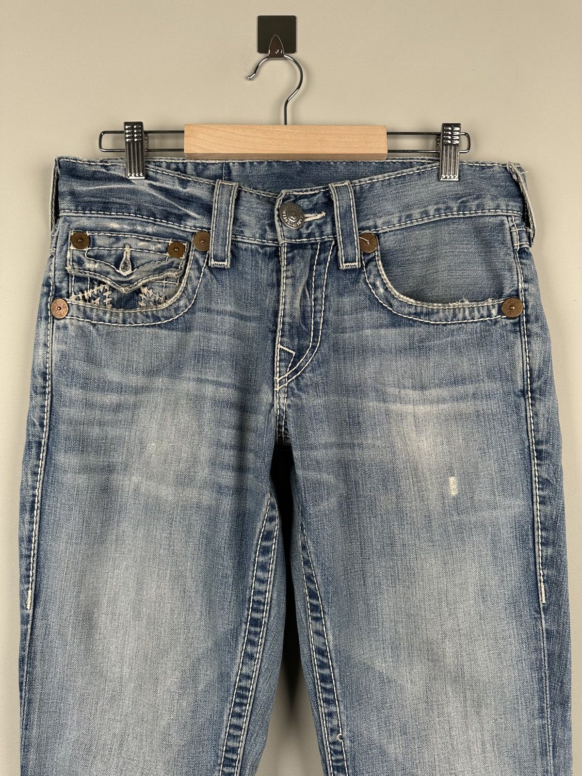True Religion Vintage Y2k True Religion Baggy Jeans Distressed Size US 30 / EU 46 - 4 Thumbnail