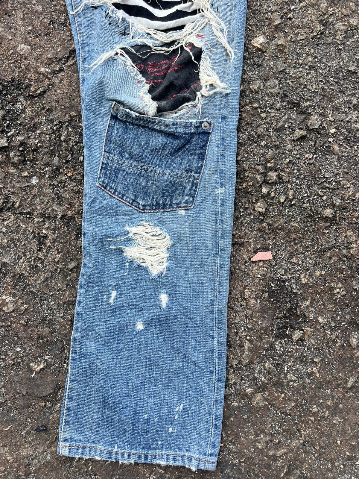 Japanese Brand RNA Jeans Distressed Destroy Size US 32 / EU 48 - 5 Thumbnail