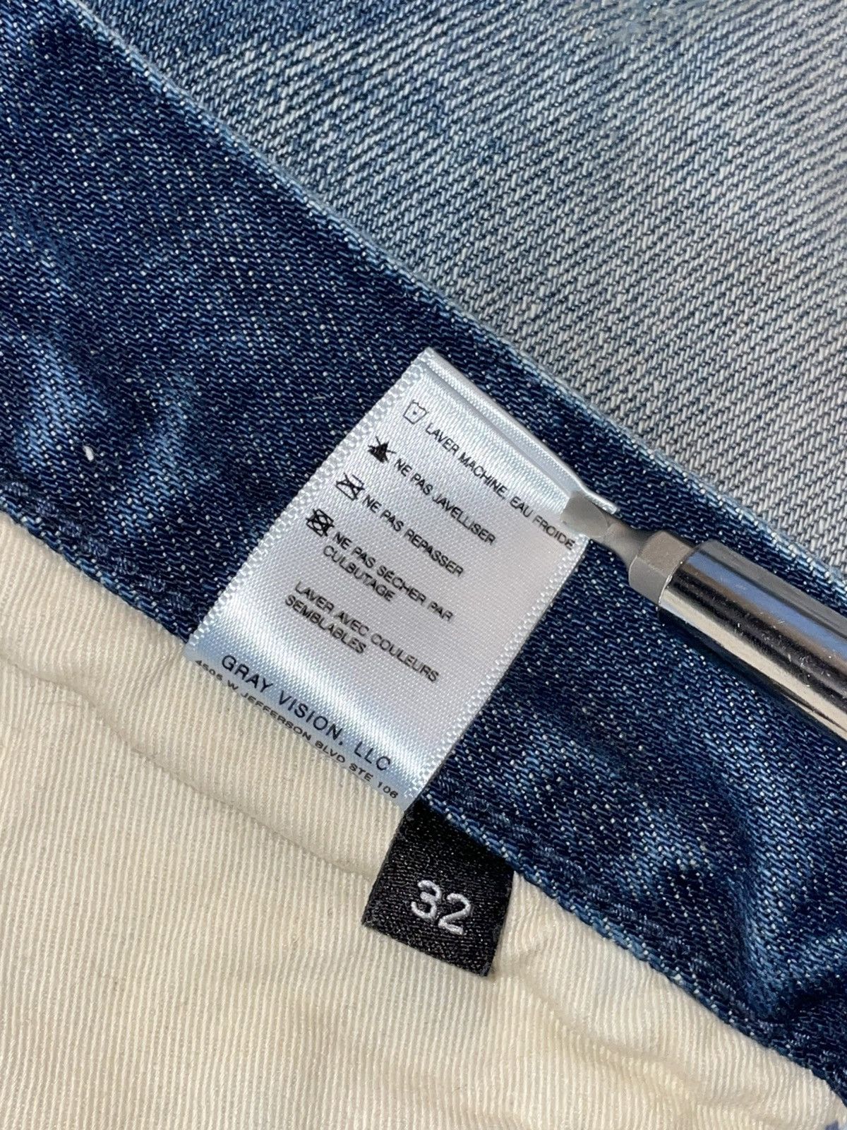 John Elliott John Elliot Thrashed Denim Blue Size 32 Size US 32 / EU 48 - 8 Thumbnail