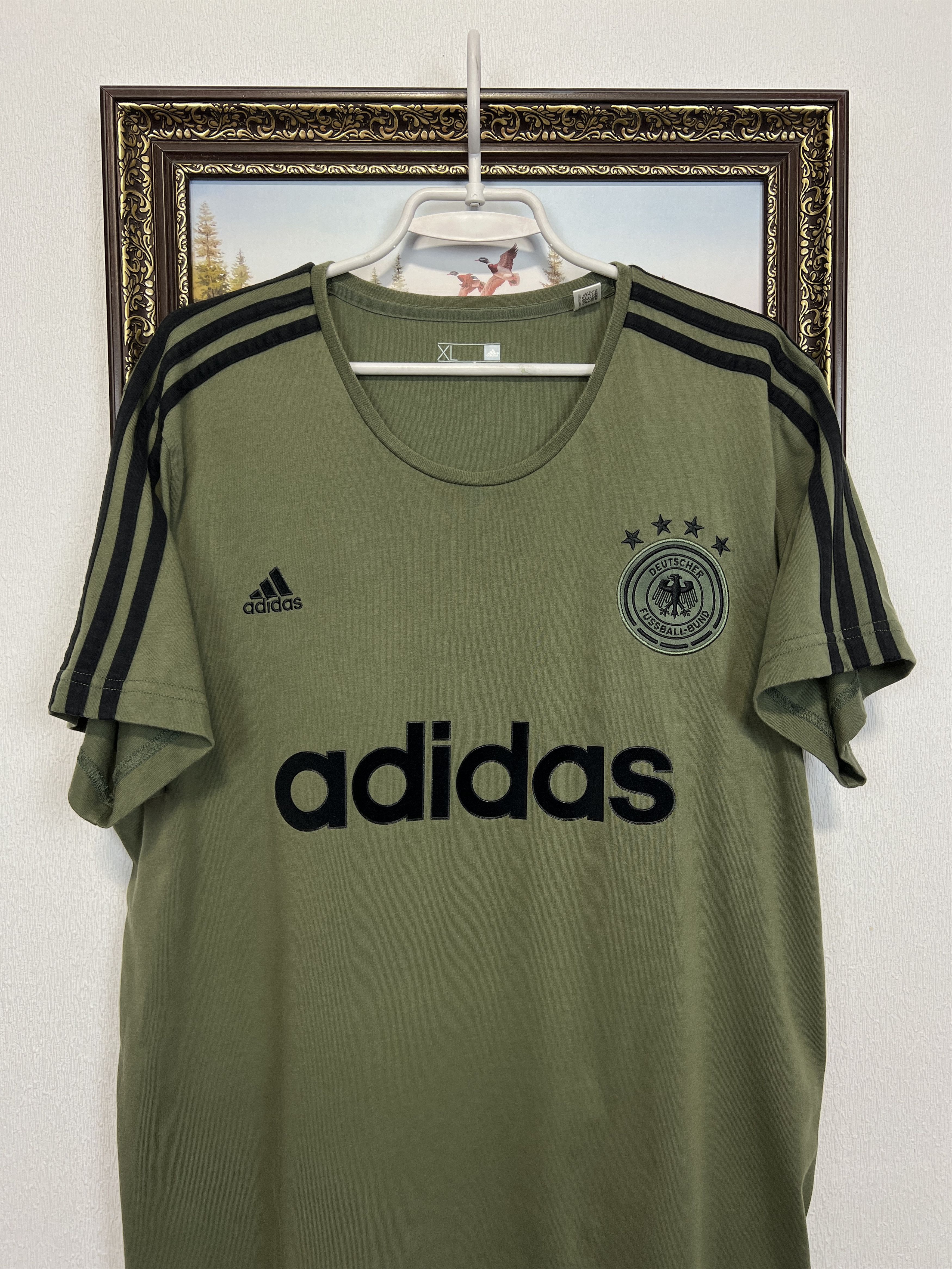 Adidas Germany Football Player Issue Train Shirt Soccer Jersey Size US XL / EU 56 / 4 - 2 Thumbnail