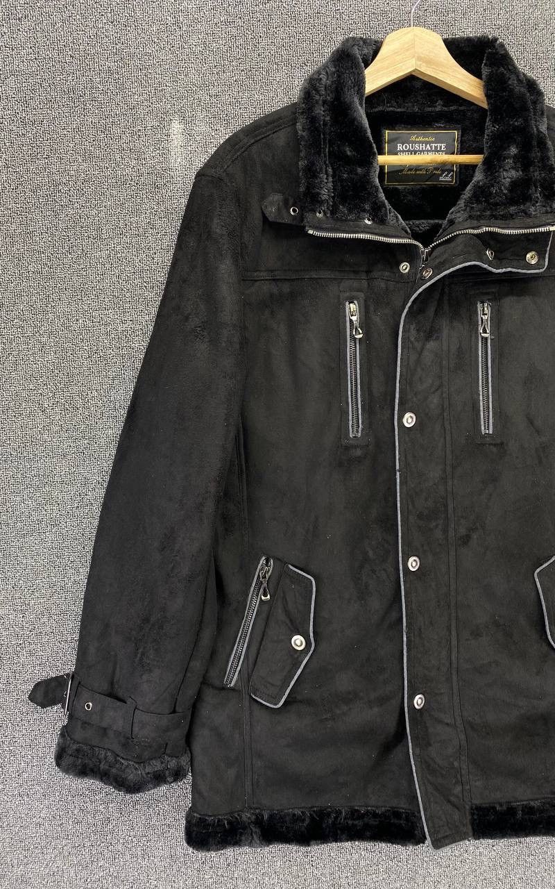 If Six Was Nine Vintage ROUSHATTE Shell Garments B3 Sherling Jacket Size US L / EU 52-54 / 3 - 3 Thumbnail