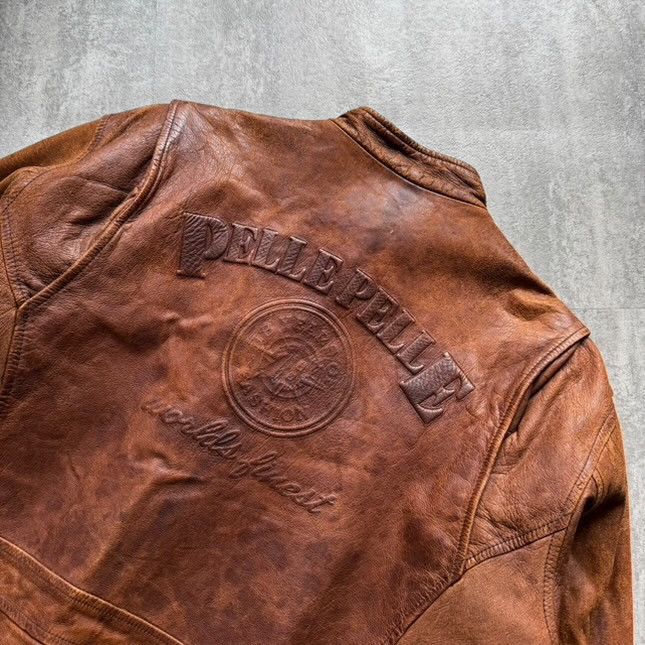 Pelle Pelle Vintage Pelle Pelle leather biker jacket Size US L / EU 52-54 / 3 - 2 Thumbnail