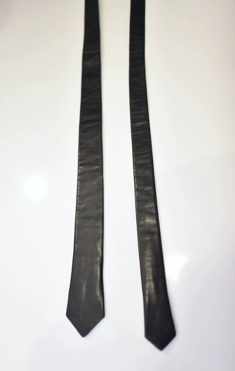 Saint Laurent Paris Saint Laurent Lambskin tie 2504-Nextarrow Size ONE SIZE - 2 Thumbnail