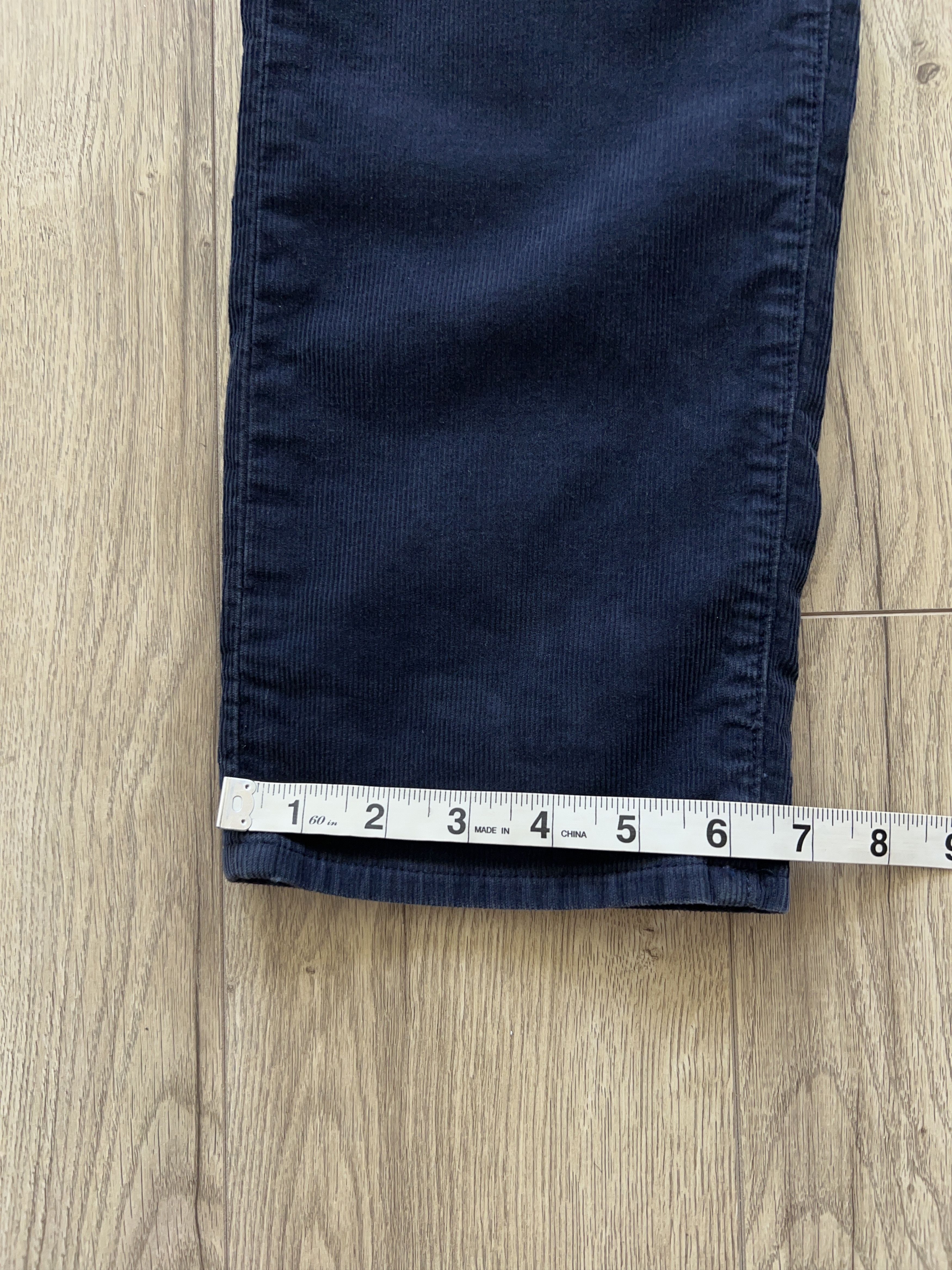 Burberry × Designer Brit Corduroy Chino Pants Trousers Navy Blue Size W35 L34 Size US 35 - 12 Thumbnail