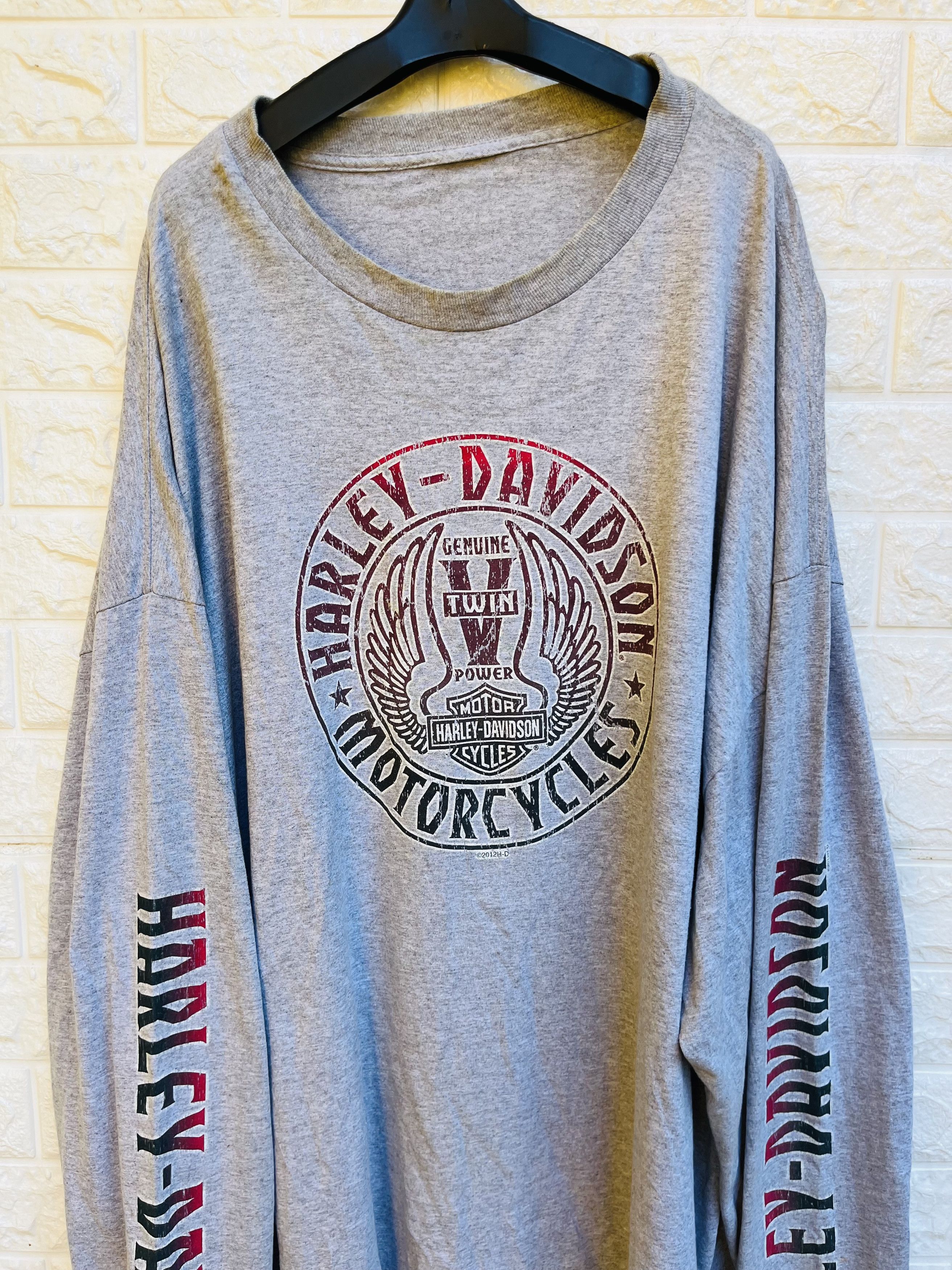 Harley Davidson Vintage Harley Davidson Big Size Motorcycle Fashion Style Size US XXL / EU 58 / 5 - 3 Thumbnail