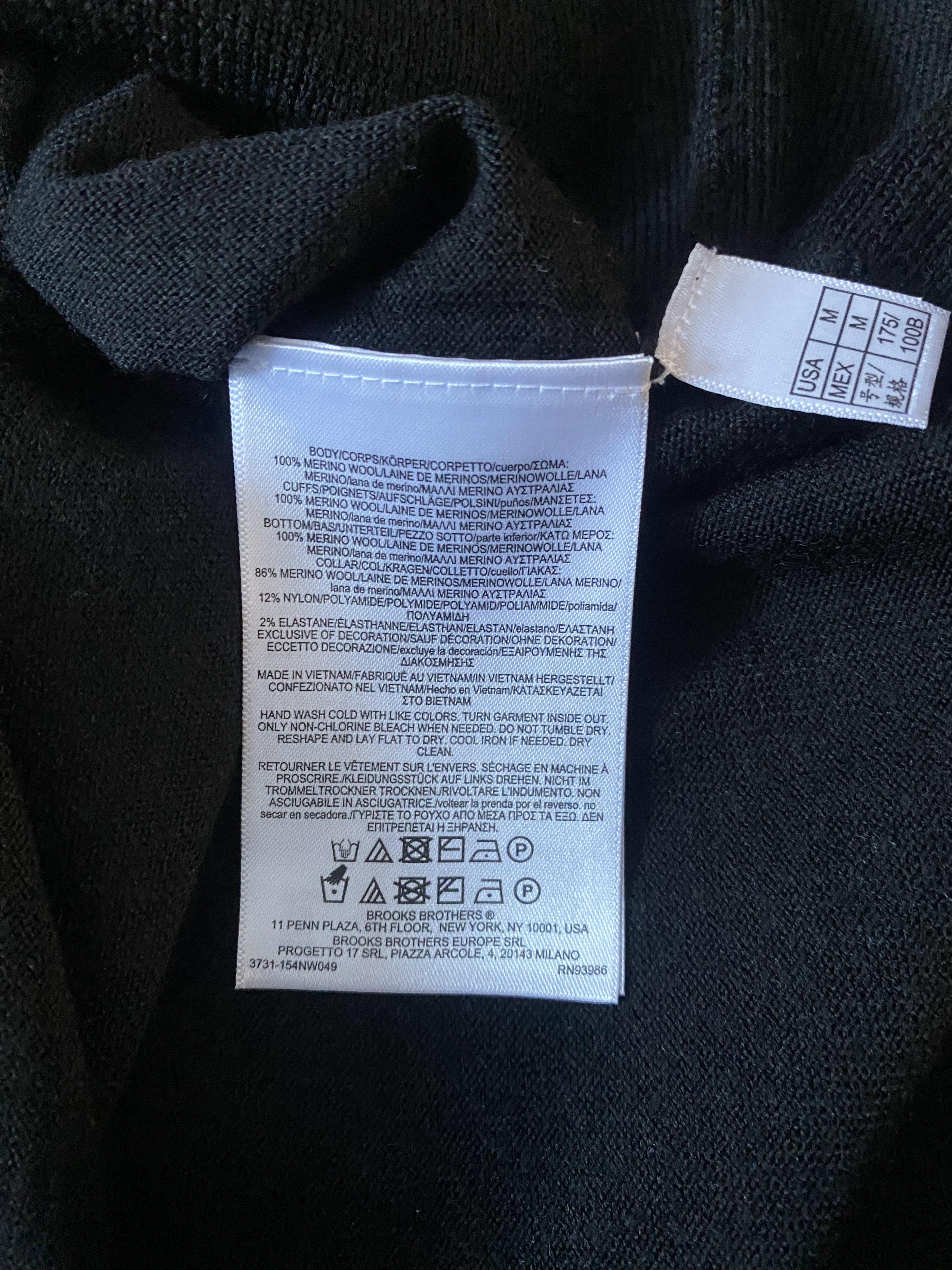 Brooks Brothers Brooks Brothers Extra Fine Merino Wool Crewneck Sweater NWT Size US M / EU 48-50 / 2 - 5 Thumbnail