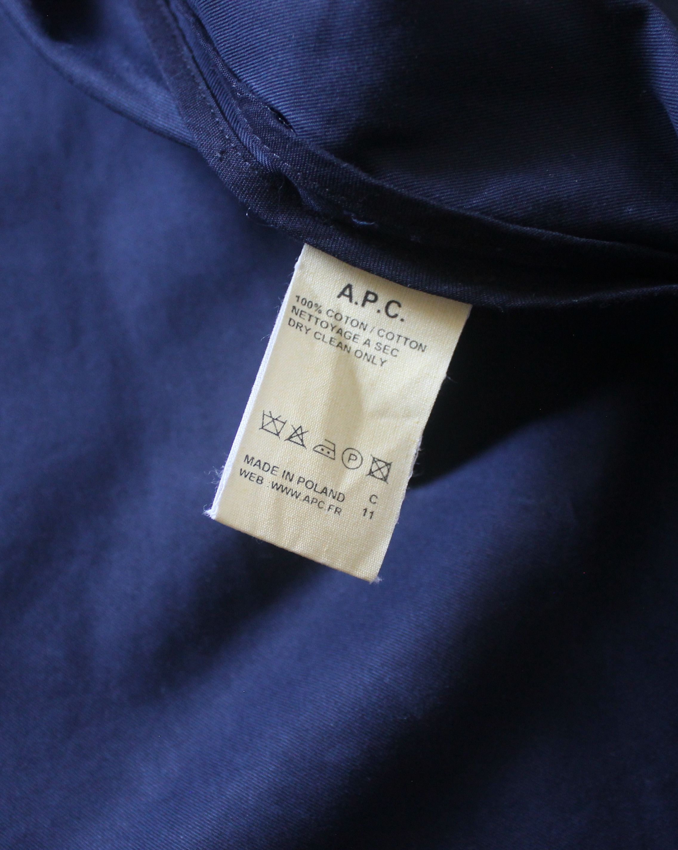 A.P.C. A.P.C. Coton Navy Blazer Size 36R - 7 Thumbnail