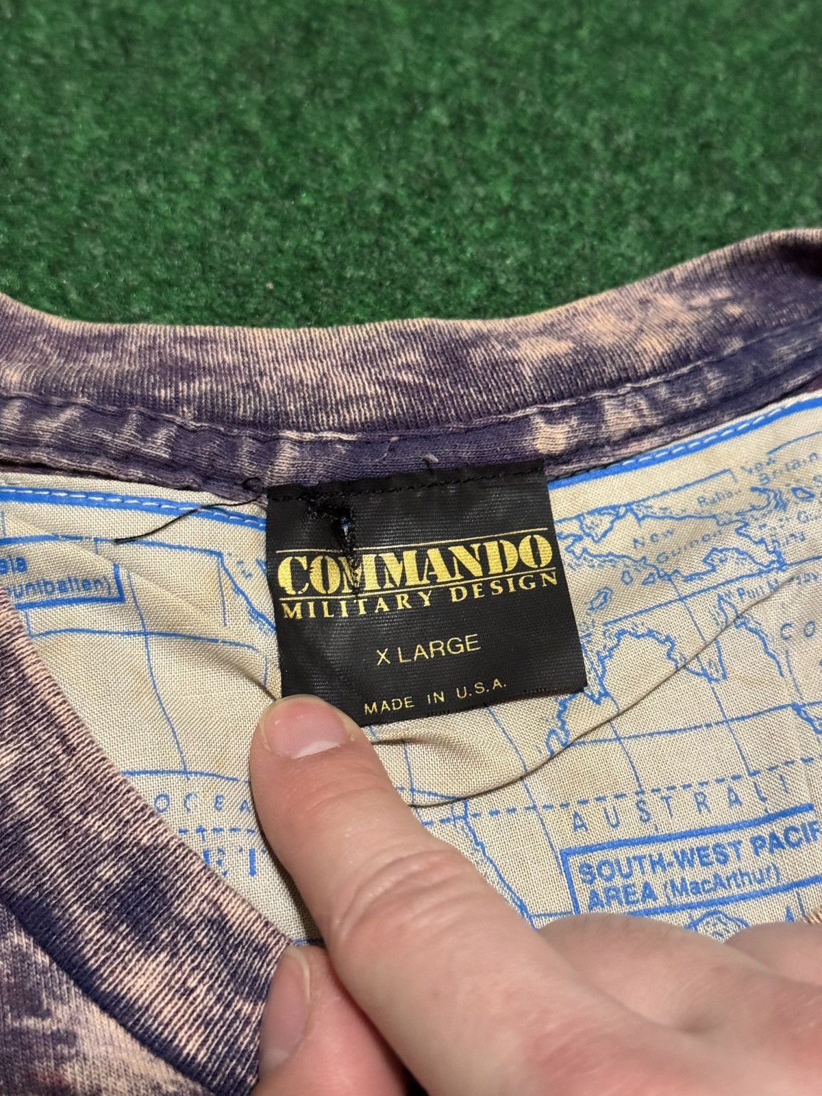 Vintage Vtg Commando Military WWII Pacific War Navy XL 90s T Shirt Size US XL / EU 56 / 4 - 4 Thumbnail