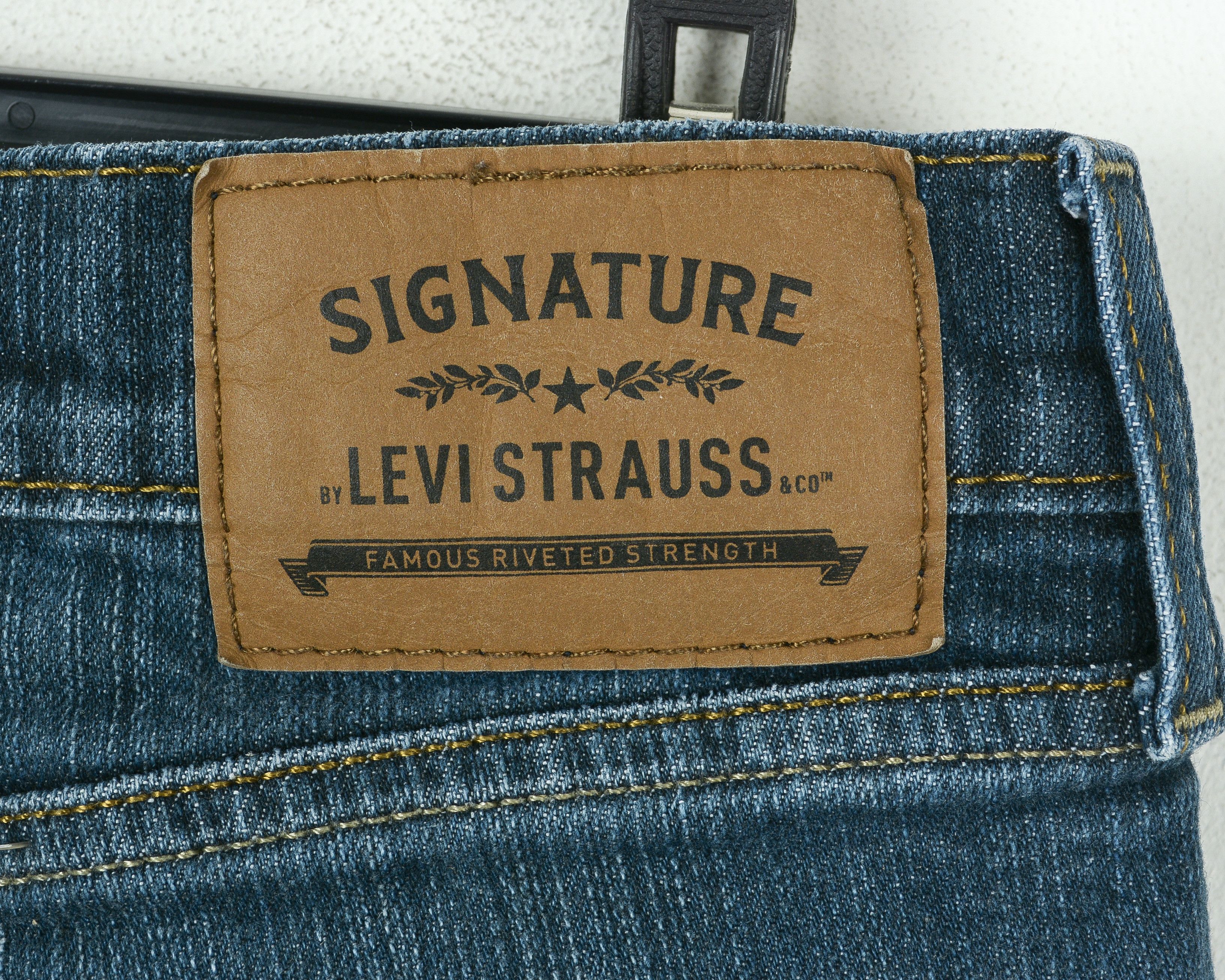 Levi's Signtature Athletic W36 L30 Jeans Stretch Denim Pants Blue Size US 36 / EU 52 - 6 Thumbnail