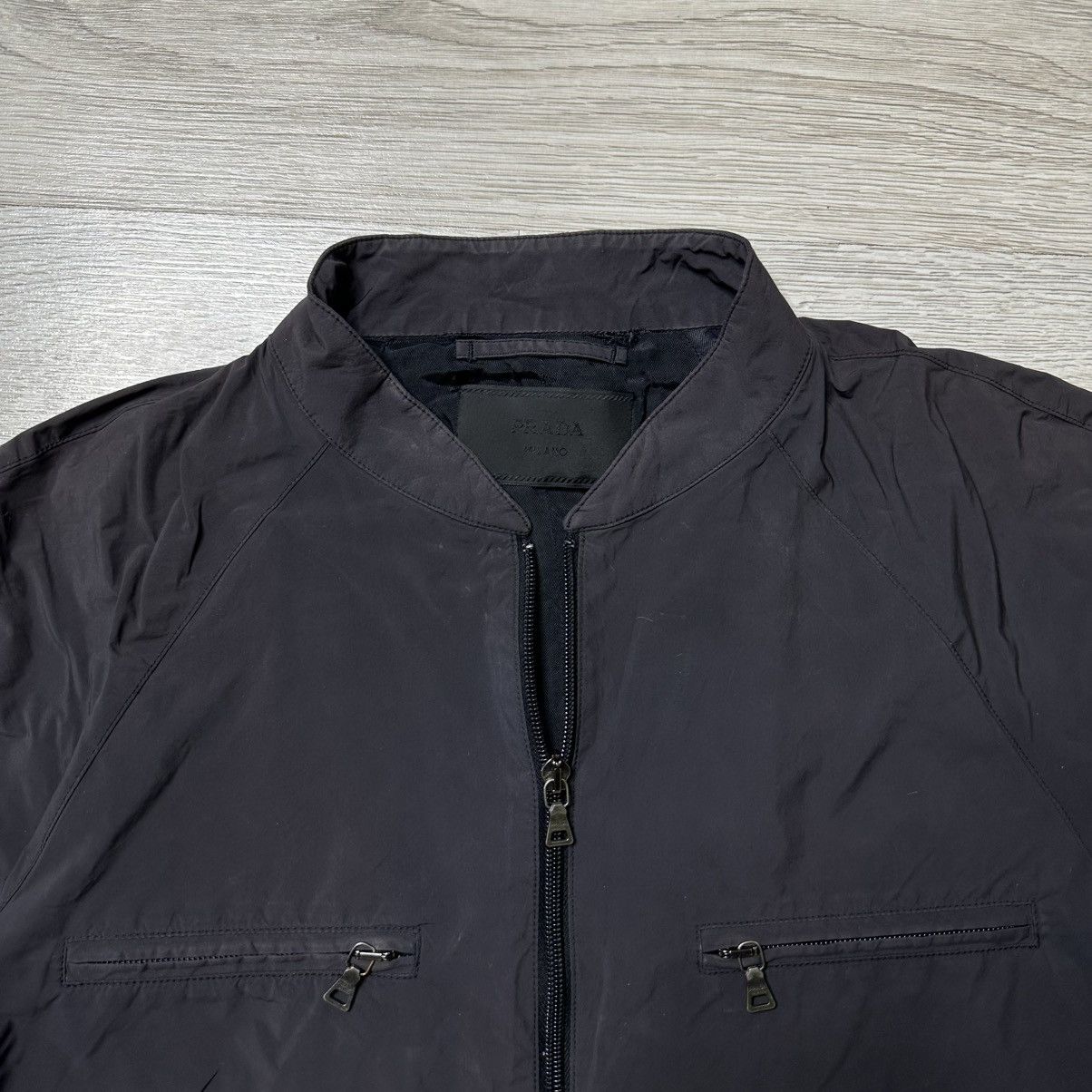 Prada Vintage Prada women’s nylon light jacket Size L / US 10 / IT 46 - 4 Thumbnail
