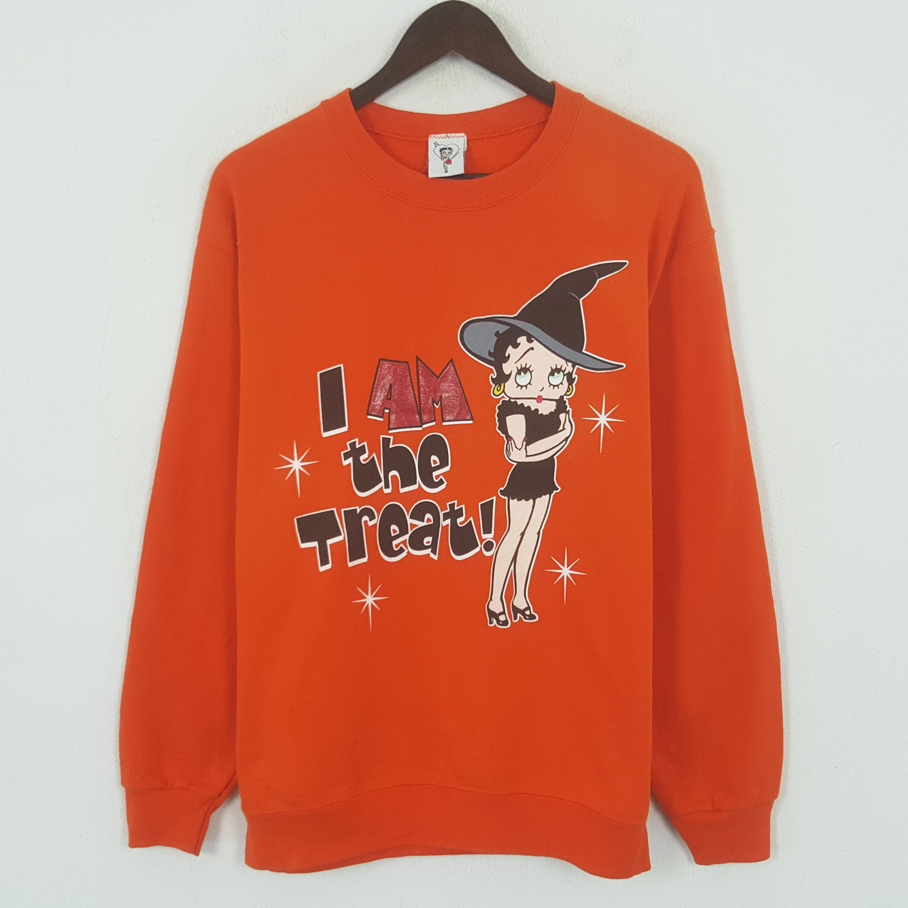 Cartoon Network Vintage Betty Boop I Am The Therat Sweatshirt Size US M / EU 48-50 / 2 - 1 Thumbnail