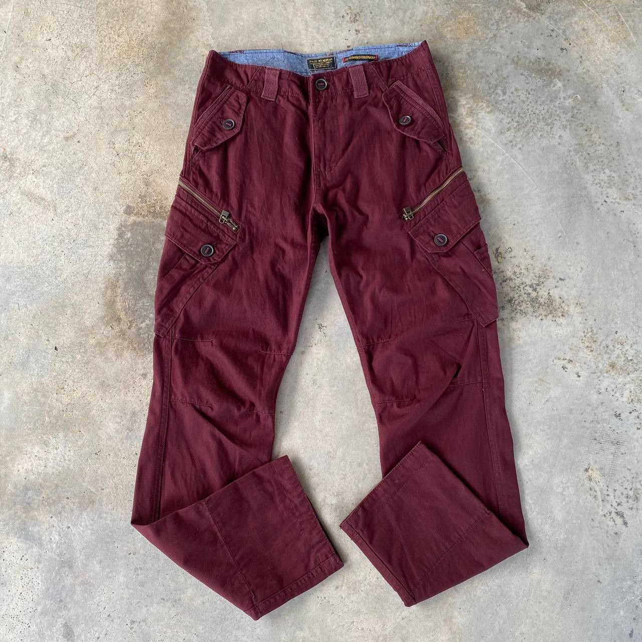 20471120 × Japanese Brand VINTAGE BACK NUMBER CARGO UP-ARMORED EQUIPMENT MILITARY Size US 31 - 9 Thumbnail
