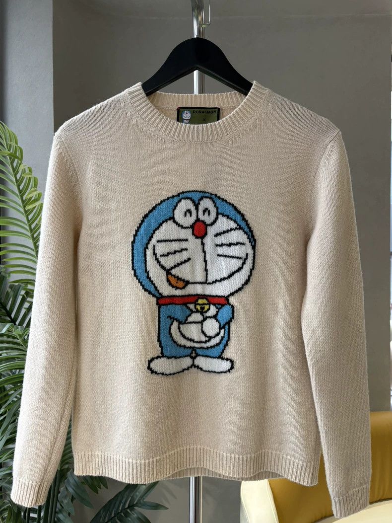 グッチドラえもん x グッチ ドラえもんのかわいいウールのセーター