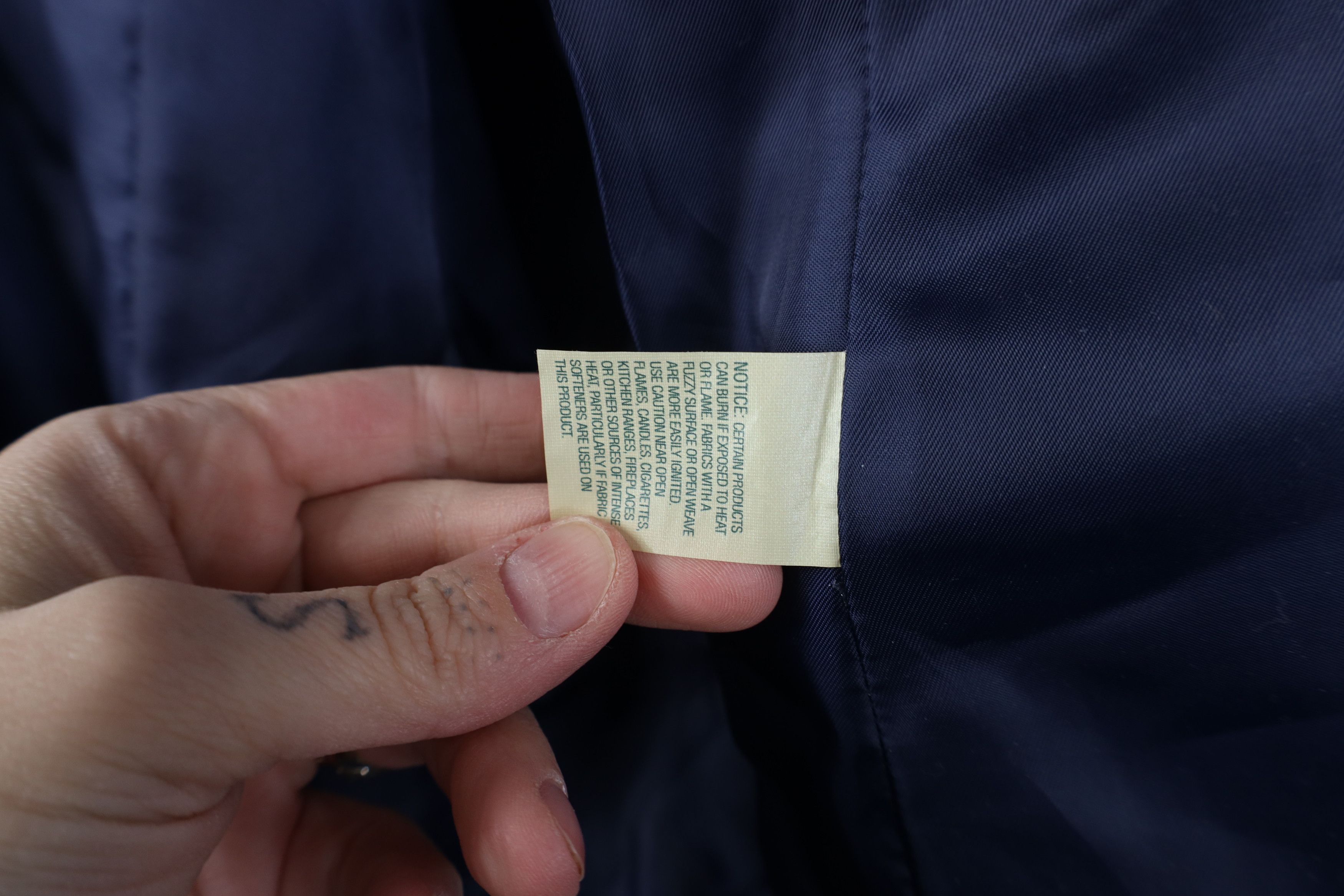 L.L. Bean Deadstock Vintage LL Bean Velour Suit Blazer Jacket Blue Size 3XL / US 20-22 - 11 Thumbnail