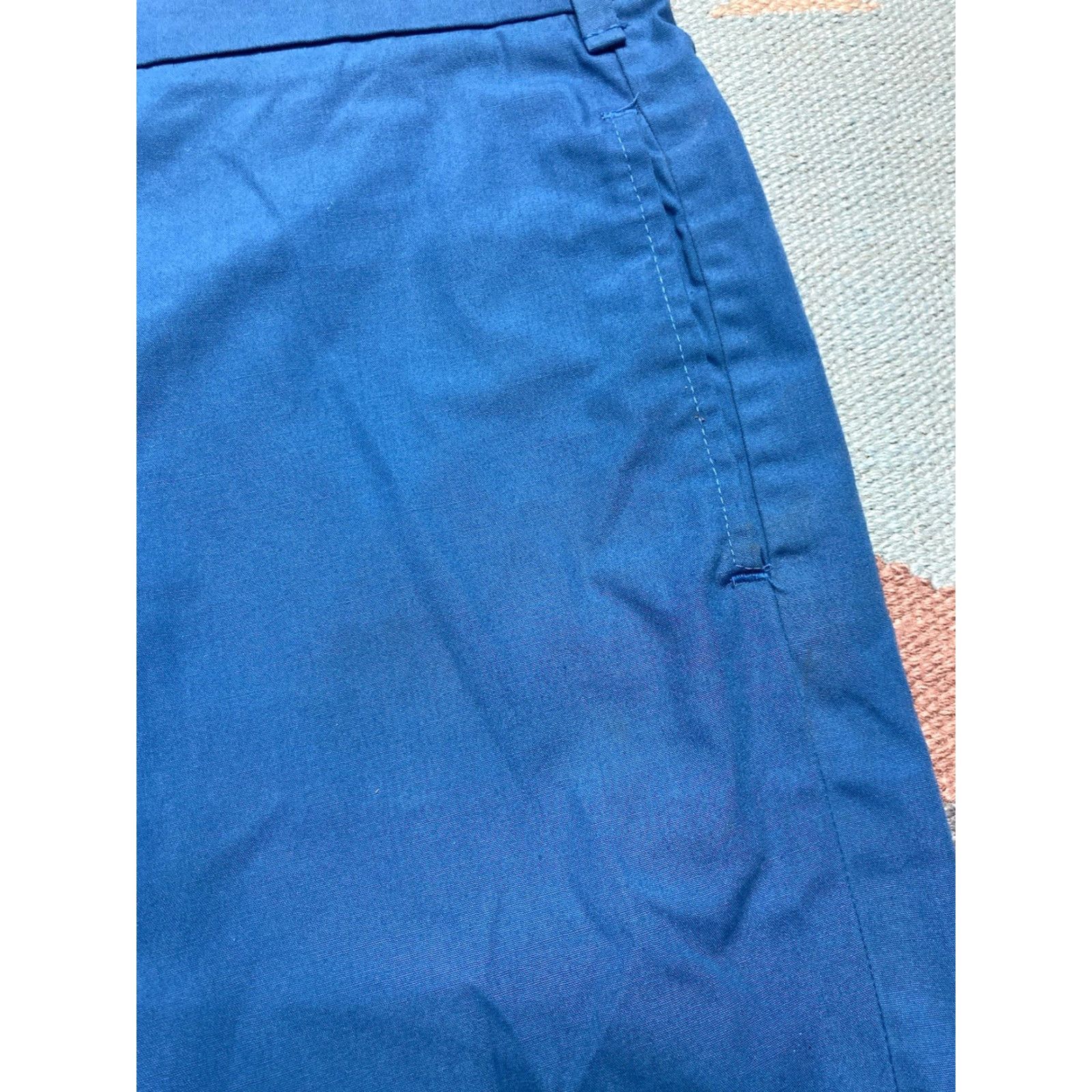 Penn VINTAGE 70s JCPenney shorts Penn prest blue casual men’s size 39 poly cotton Size US 39 - 2 Thumbnail
