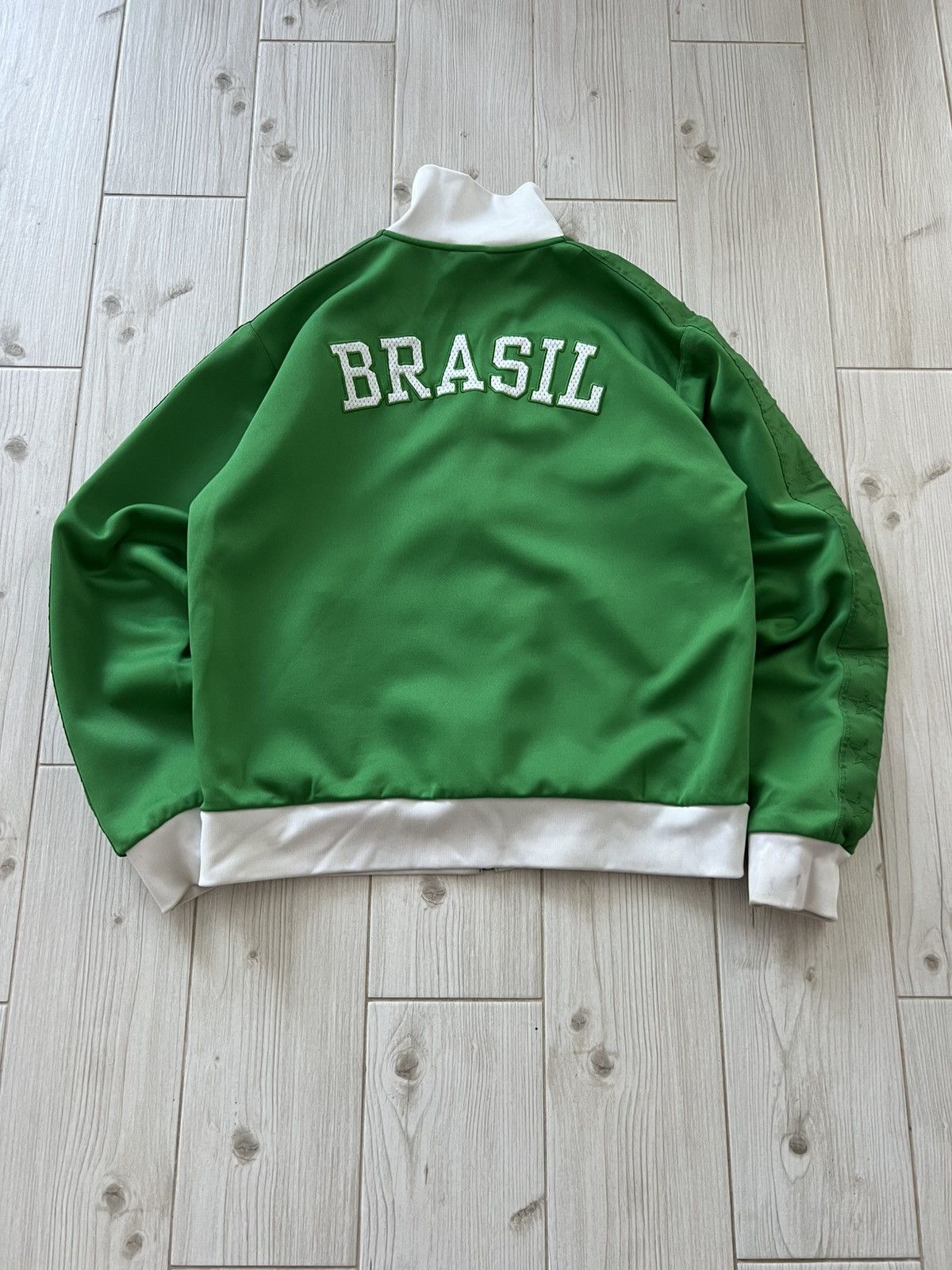 Nike Nike Brazil Mens Vintage Soccer Jacket Size US L / EU 52-54 / 3 - 3 Thumbnail