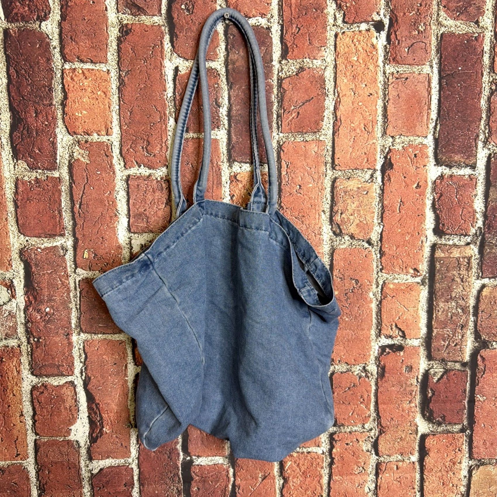 Gap Gap Logo blue Denim Tote Bag Shirt? Size ONE SIZE - 3 Thumbnail