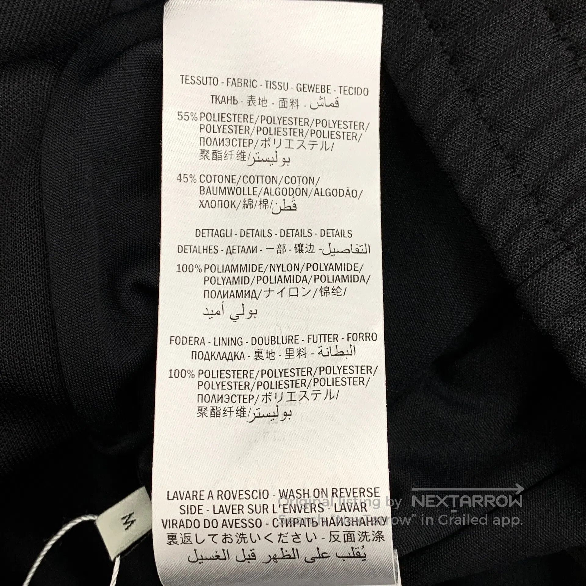 Gucci Guicci Black Striped Pattern Collar Zipper Long-sleeve Jac Size US M / EU 48-50 / 2 - 7 Thumbnail