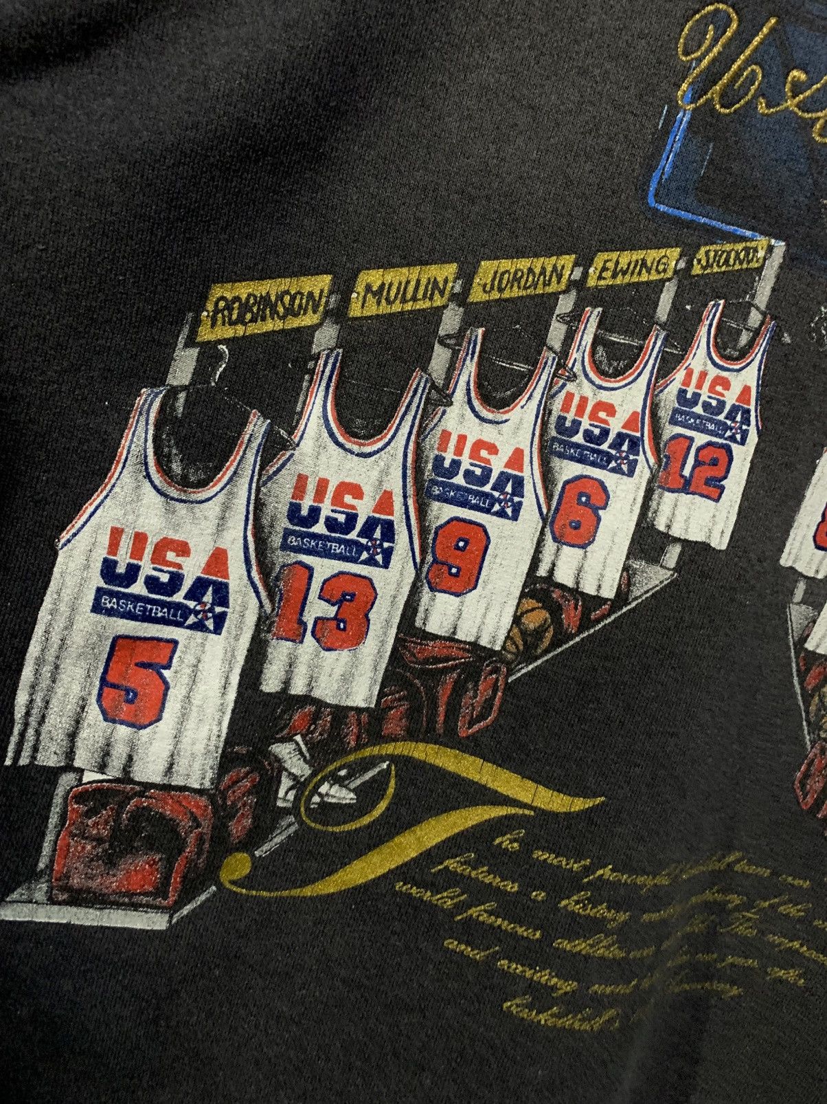 NBA VINTAGE 1992 USA OLYMPIC DREAM TEAM Size US L / EU 52-54 / 3 - 7 Thumbnail