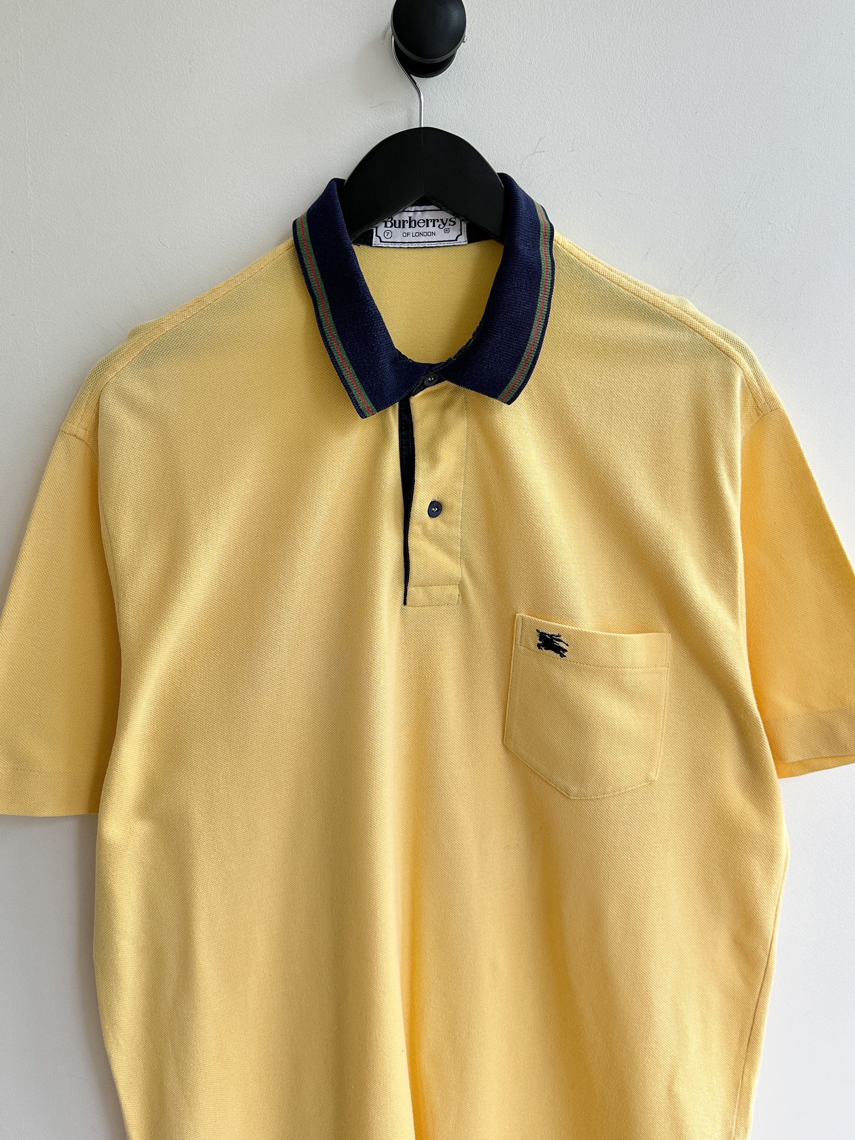 Burberry Vintage Burberrys Polo Shirt Size US XL / EU 56 / 4 - 2 Thumbnail