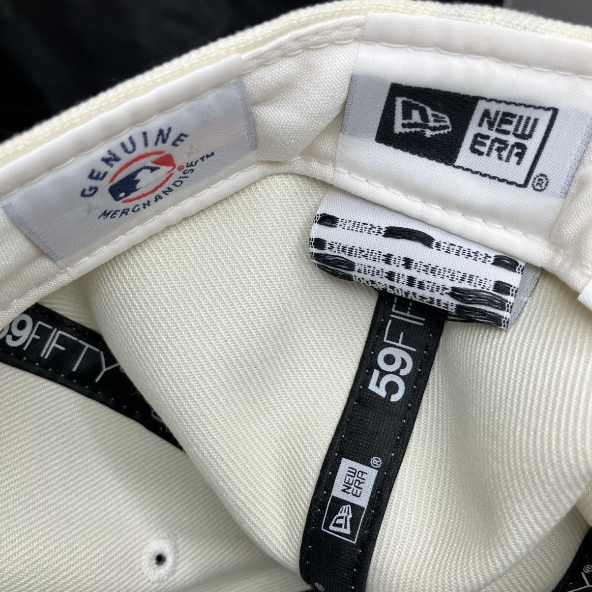 MLB × New Era × Topperz New Era Los Angeles Dodgers Fitted Hat Satin Blue Brim 7 1/8 Size 28 - 11 Thumbnail