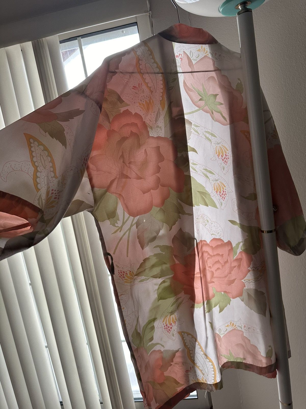 Vintage Silk Night Robe Size M / US 6-8 / IT 42-44 - 12 Thumbnail