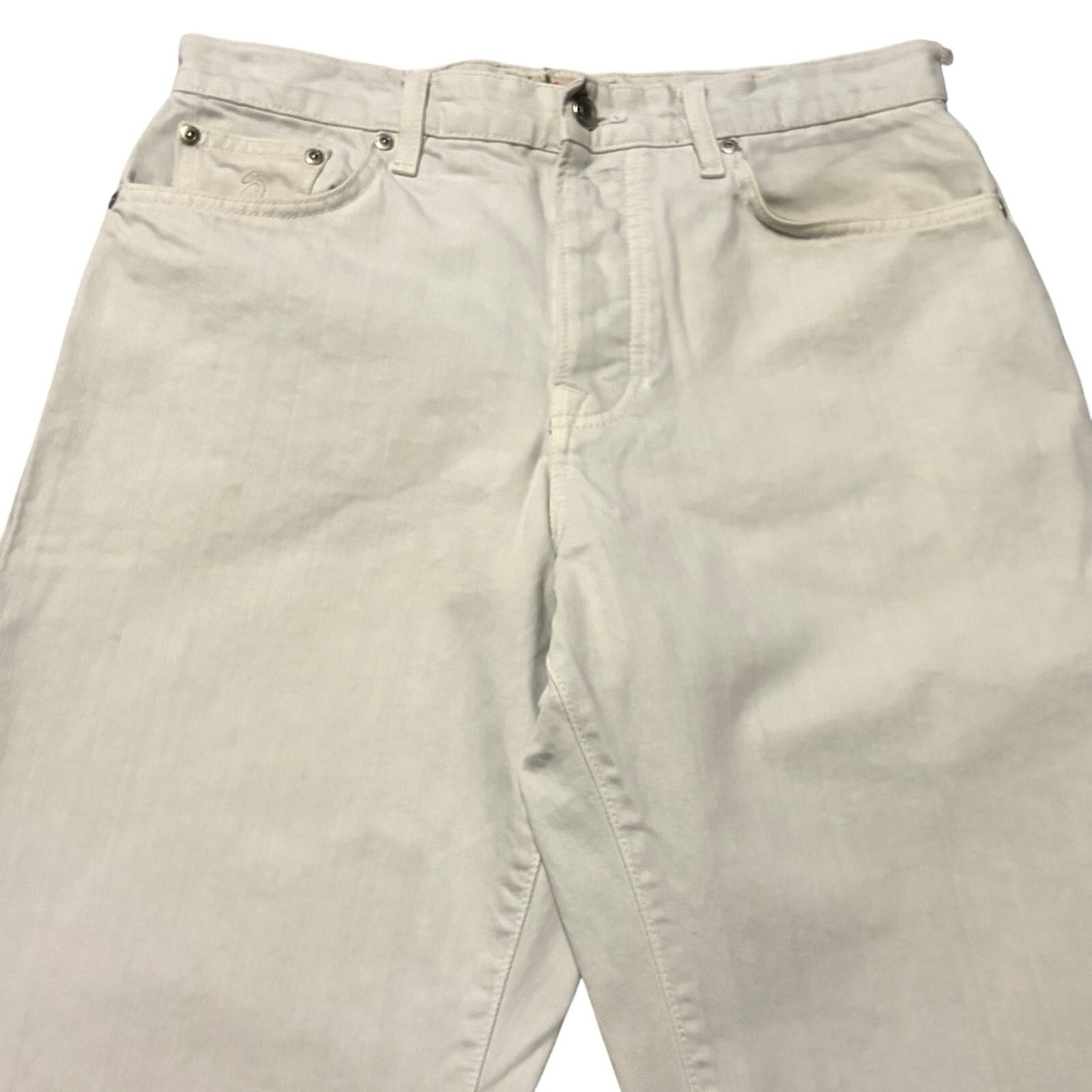 Stussy Big Ol Jeans White Sz 29 Relaxed (32/30) Baggy Denim